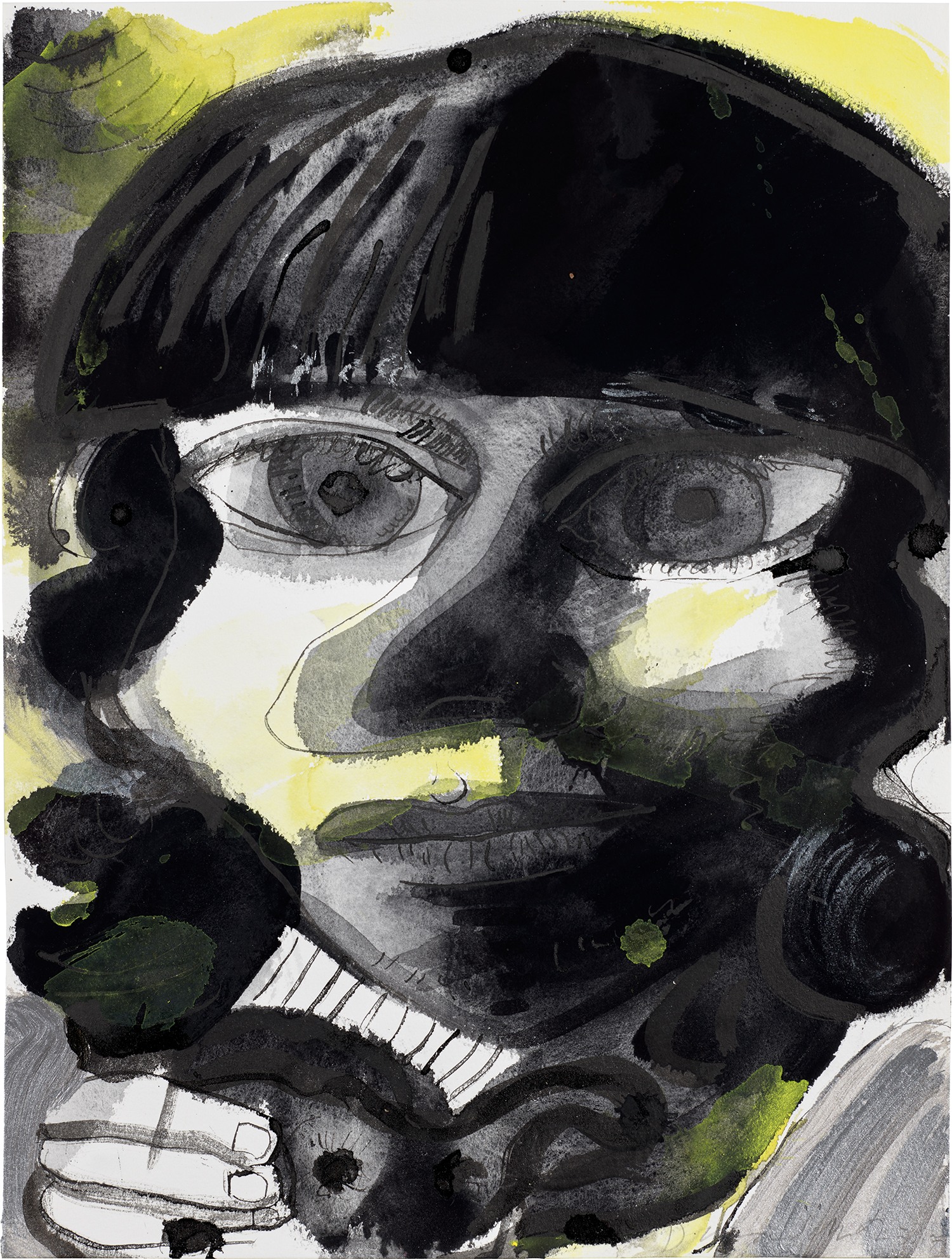 Dana Schutz — Dark Haired Girl