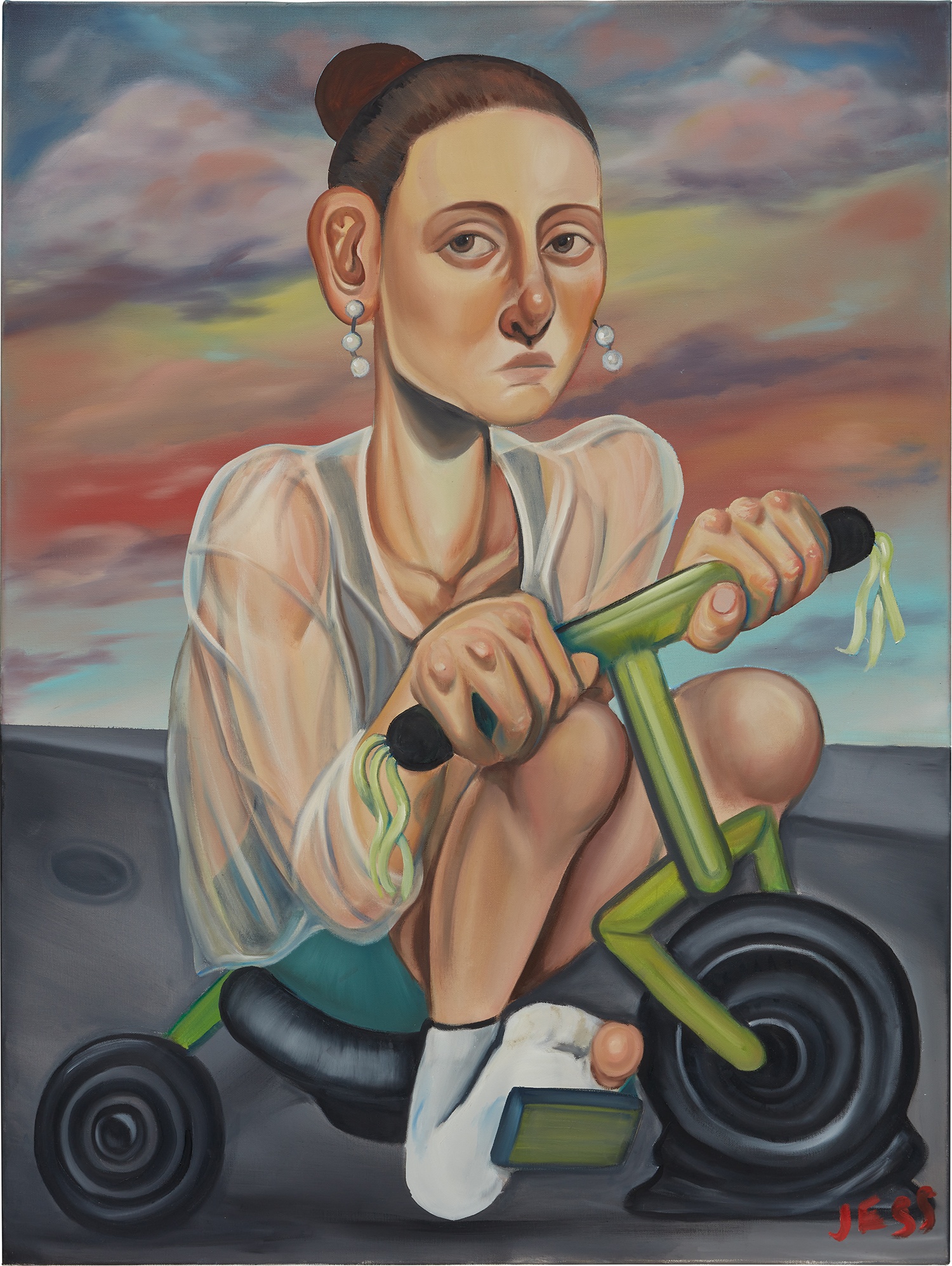 Flat Tire on Maple Ave (Downtown)