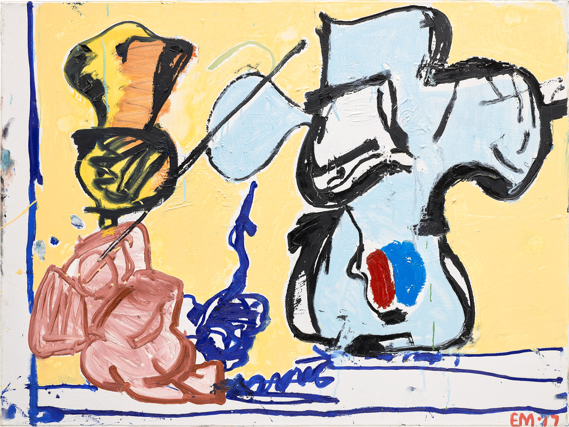 Eddie Martinez — Stump Study #1 (Year Yellow)