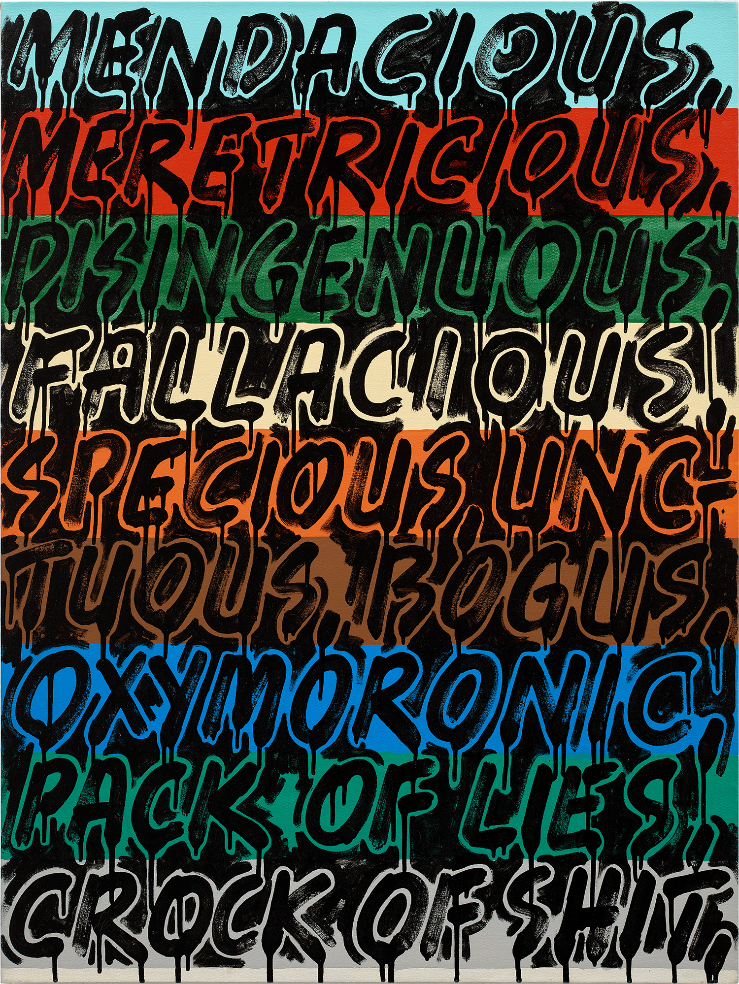Mel Bochner — Mendacious