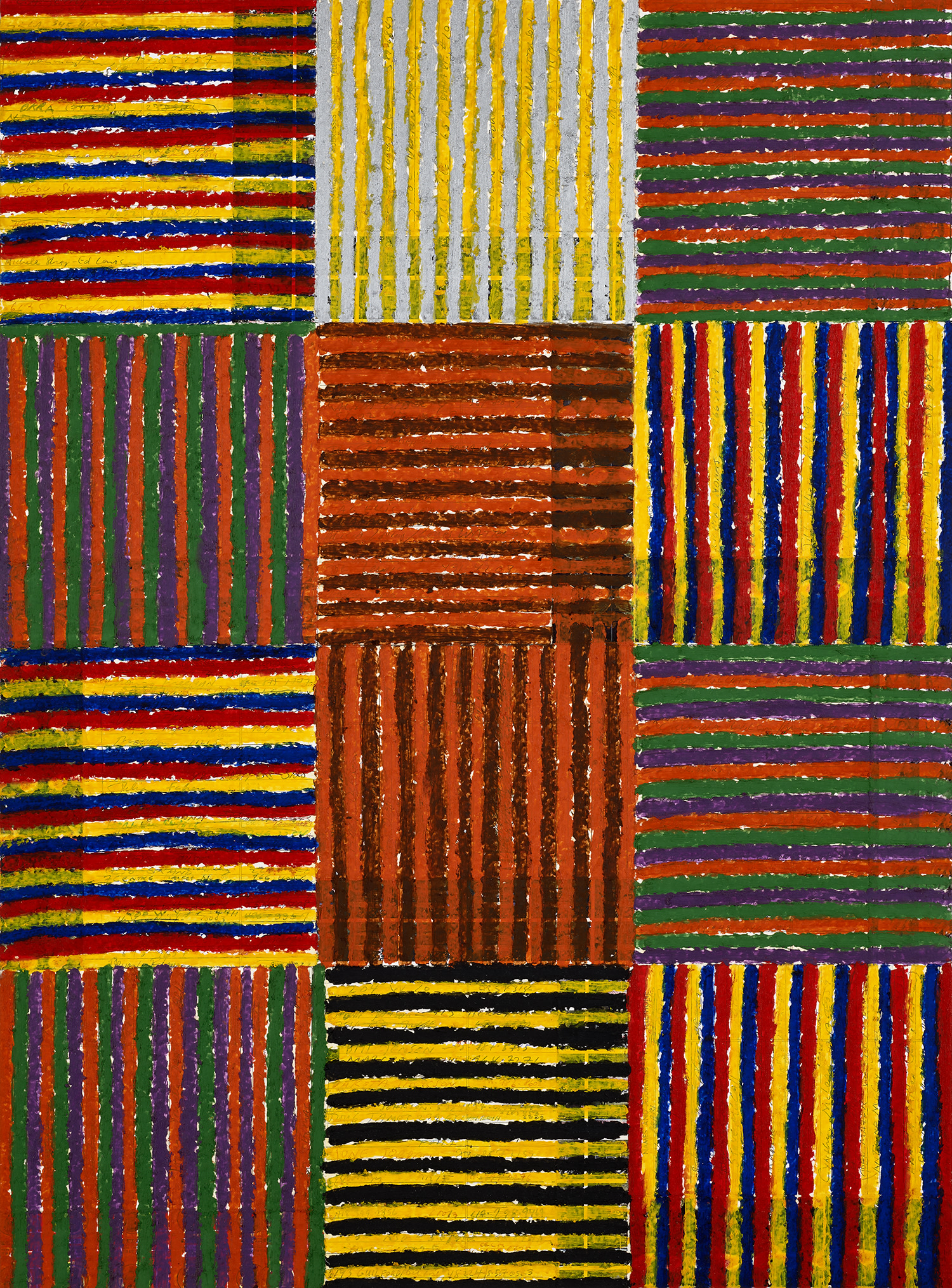 McArthur Binion — Self:Portrait VI