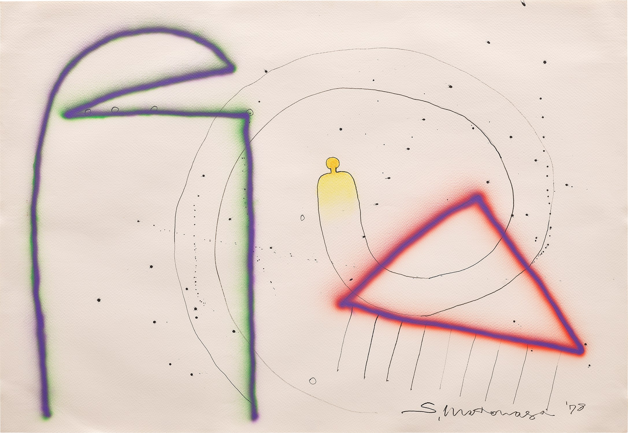 Sadamasa Motonaga — Three Shapes are Drawn