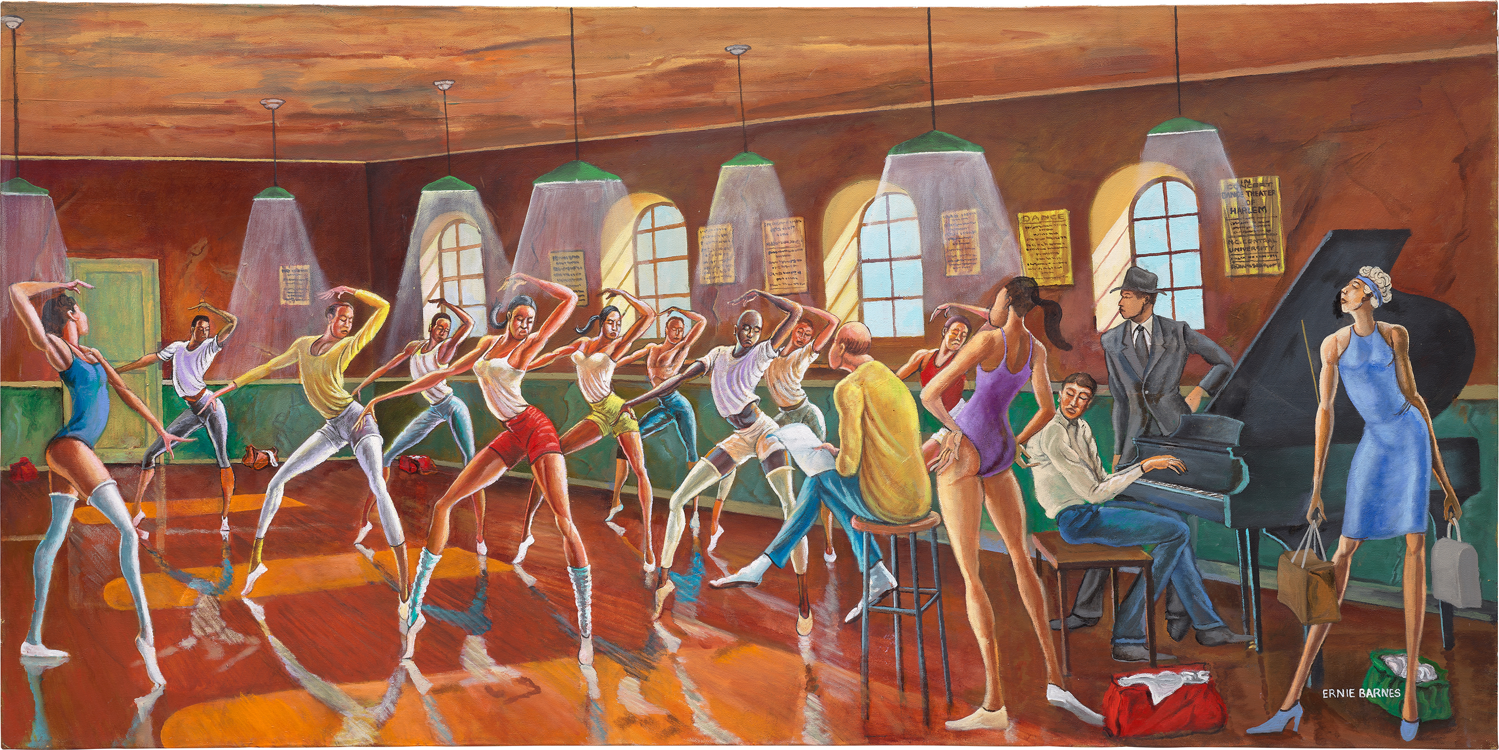 Ernie Barnes — Dance Studio