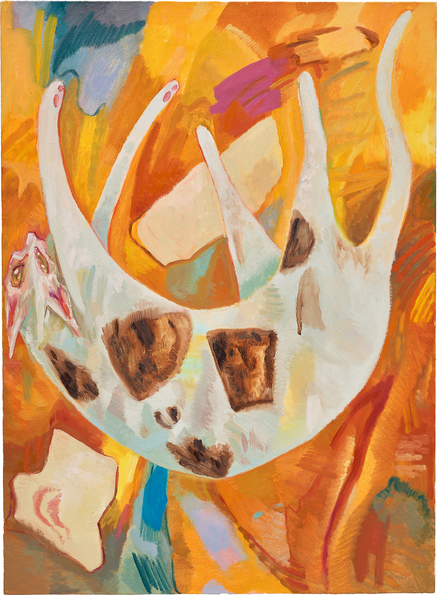 Dana Schutz — Falling Cat