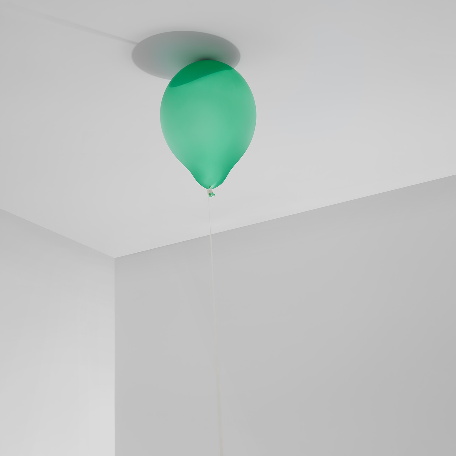 Jeppe Hein — Green Mirror Balloon (light)