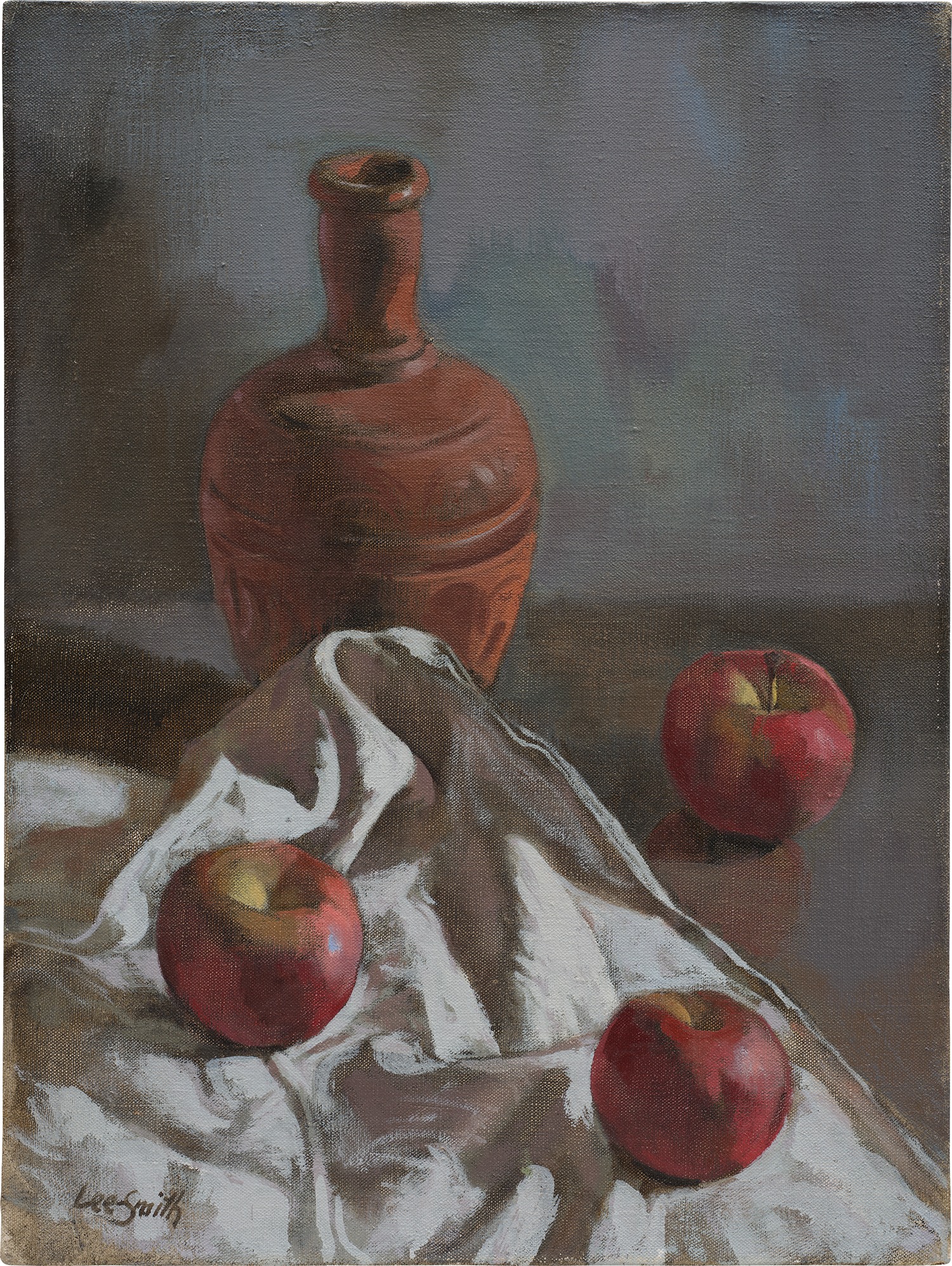 Still Life with Red Bottle