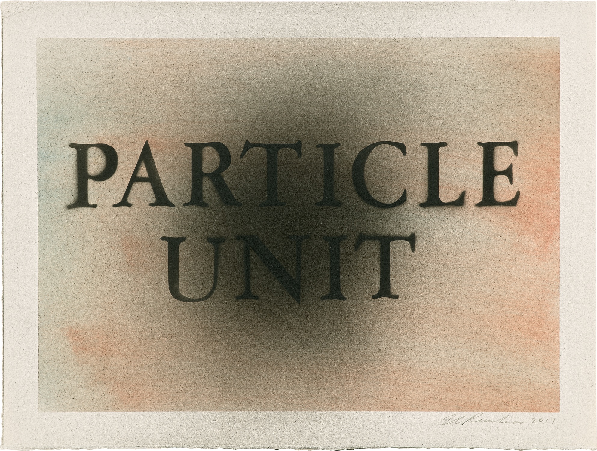Ed Ruscha — Particle Unit