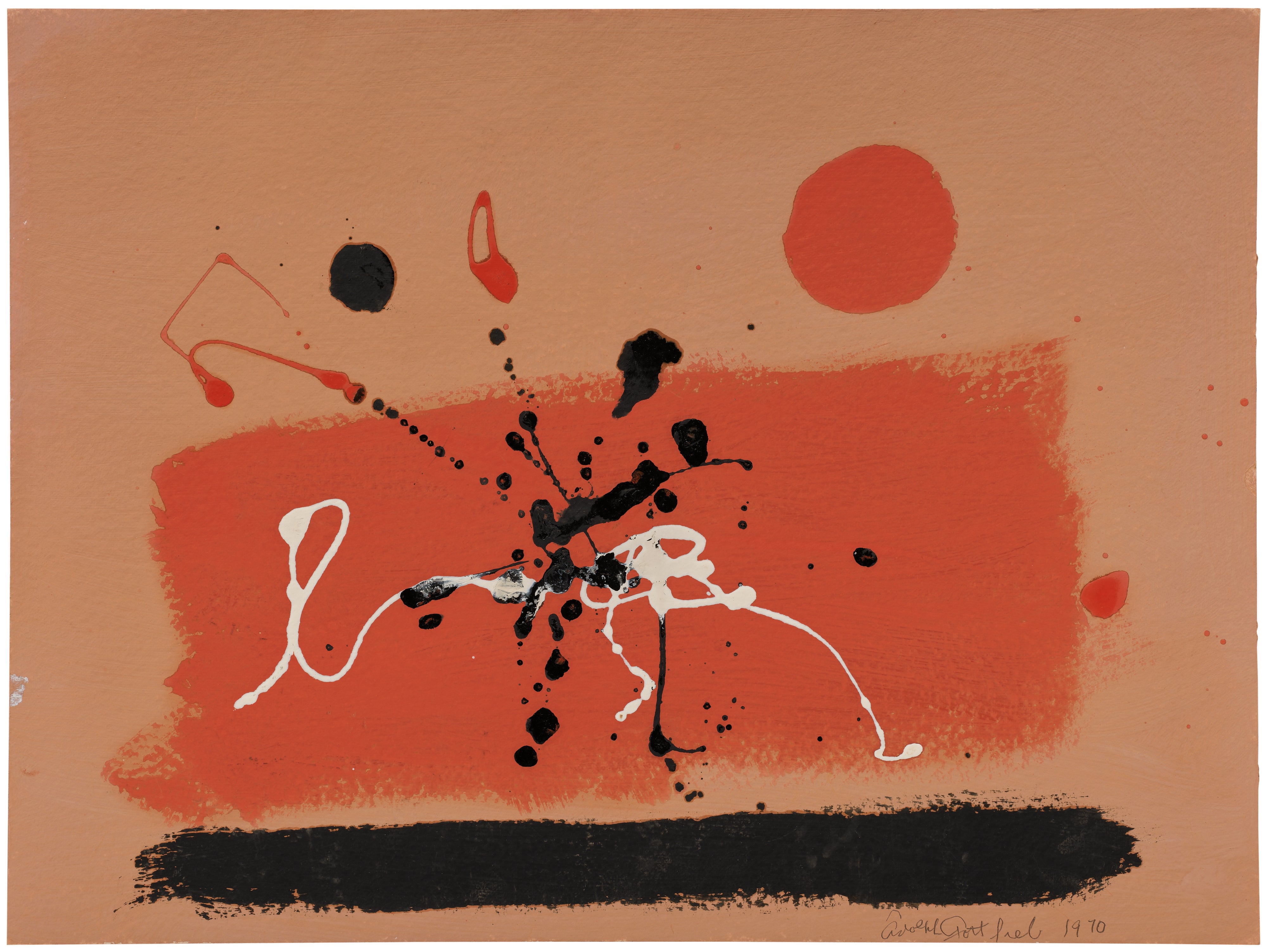 Adolph Gottlieb — Untitled (7080)