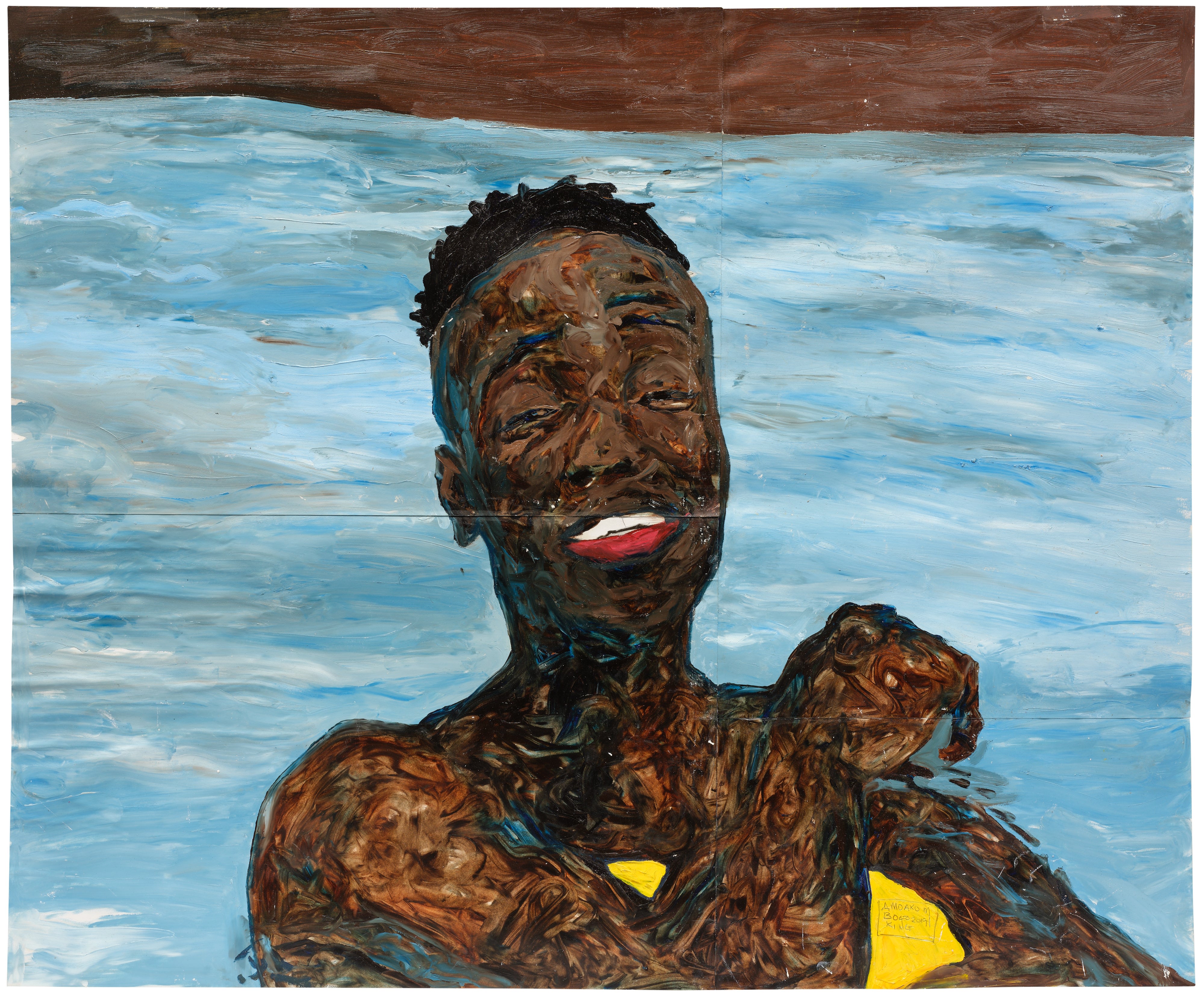 Amoako Boafo — Yellow Ball