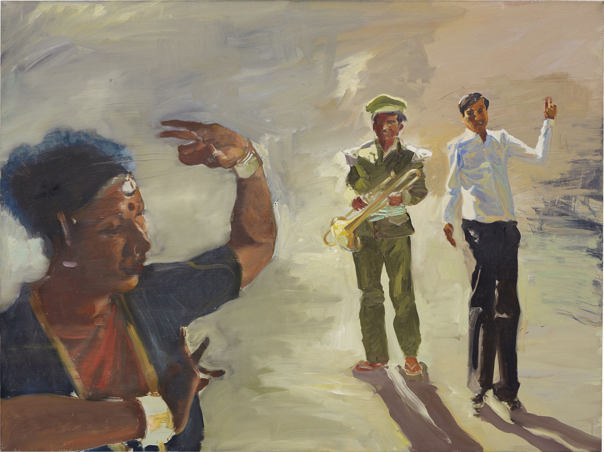 Eric Fischl — The Cattle Auction (A Study)