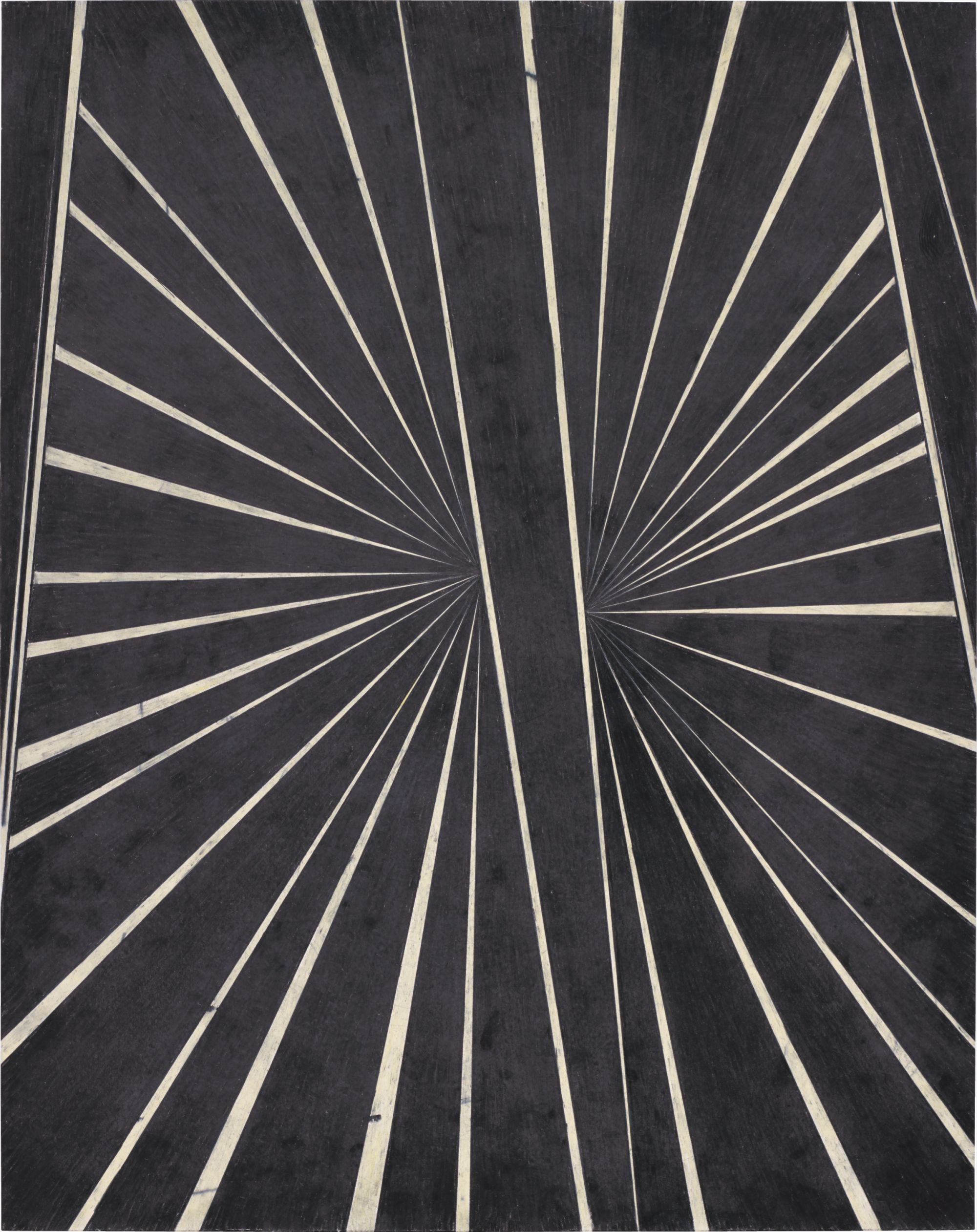 Mark Grotjahn — “Grotjahn's abstractions are, in relation to traditional pictorial modes, a matter of having your cake and eating it too, of experiencing vertiginous spatial illusions only to be brought back to the level ground of modernist flatness-only then to have the picture plane once again yield to the probing eye...” (R. Storr, "La Push-Pull/Po-Mo-Stop-Go,"