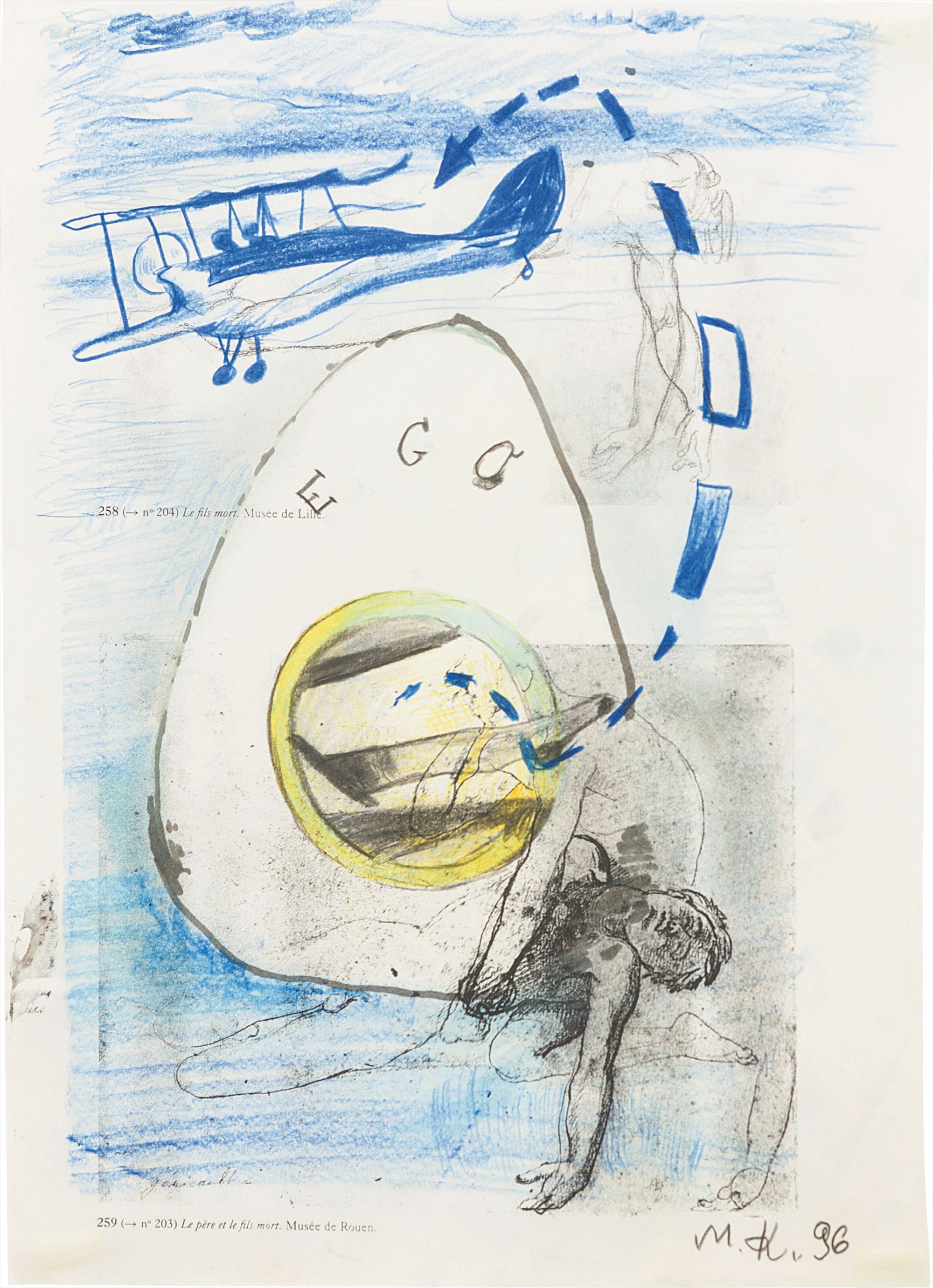 Martin Kippenberger — Ego (Selbstporträt)