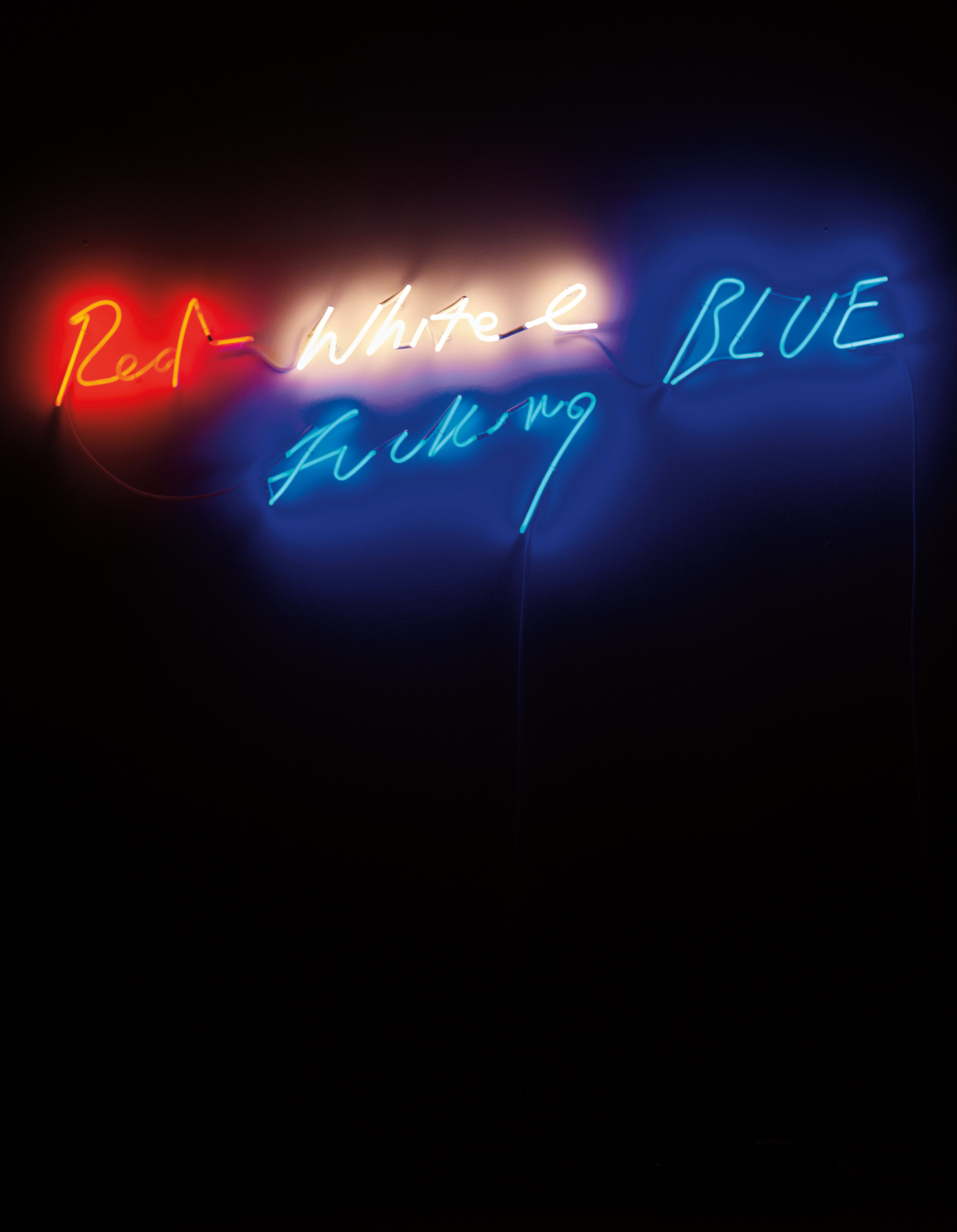 Tracey Emin — Red, White and Fucking Blue