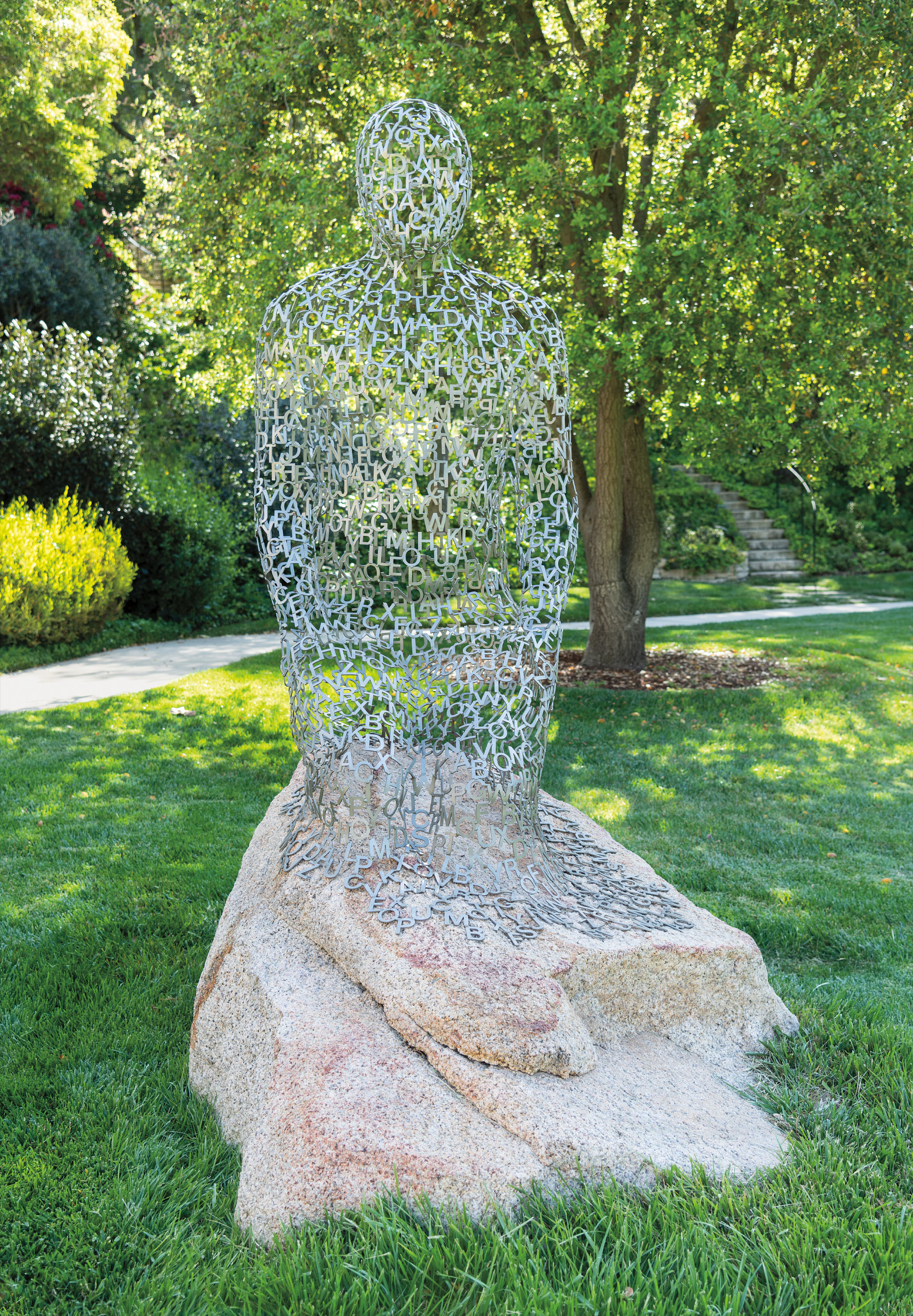 Jaume Plensa — Kneeled Shadow