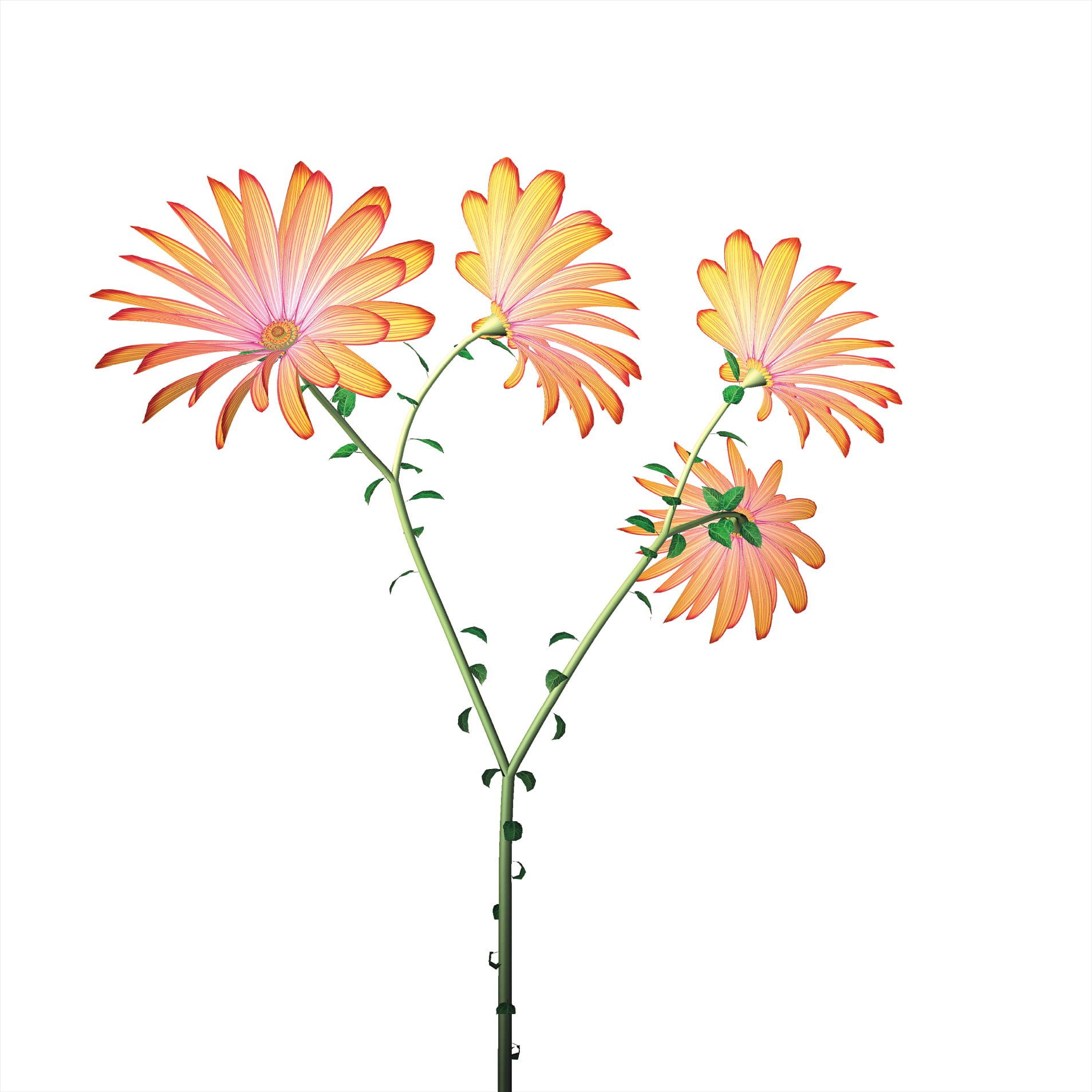 Dance Hall Girl #3 (daisies)