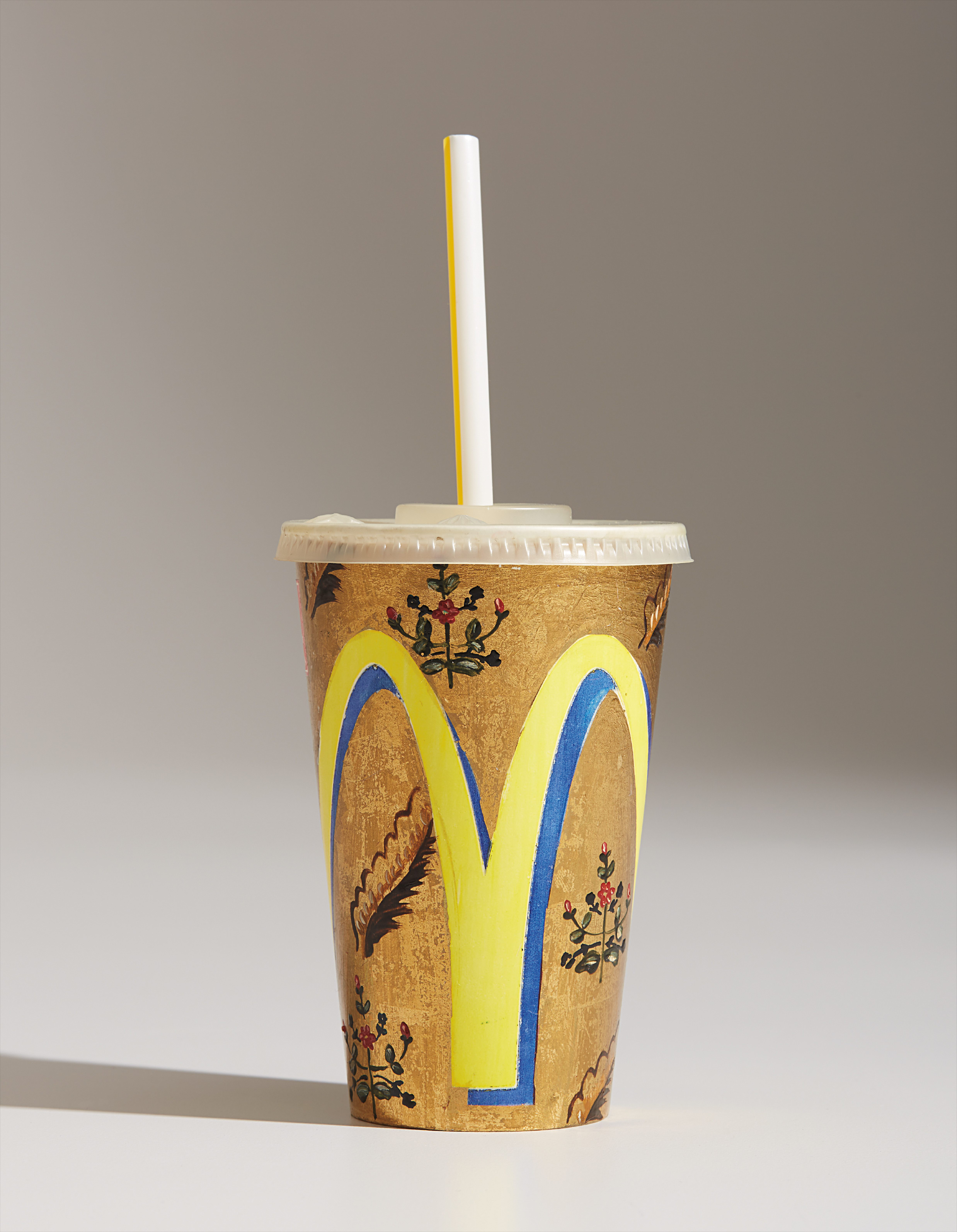 Darío Escobar — cardboard, plastic, goldleaf and gold pigments