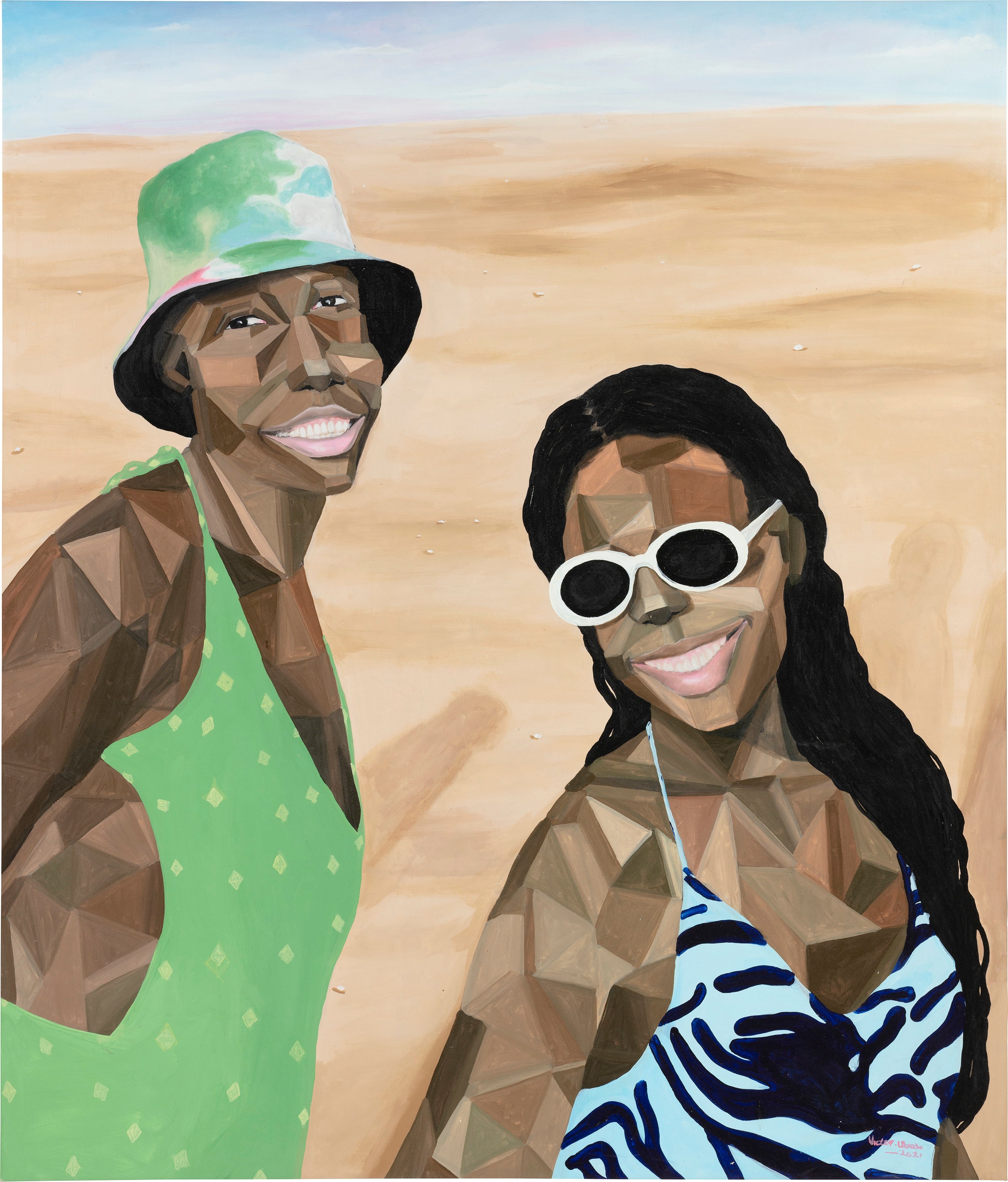 Chigozie at the Beach