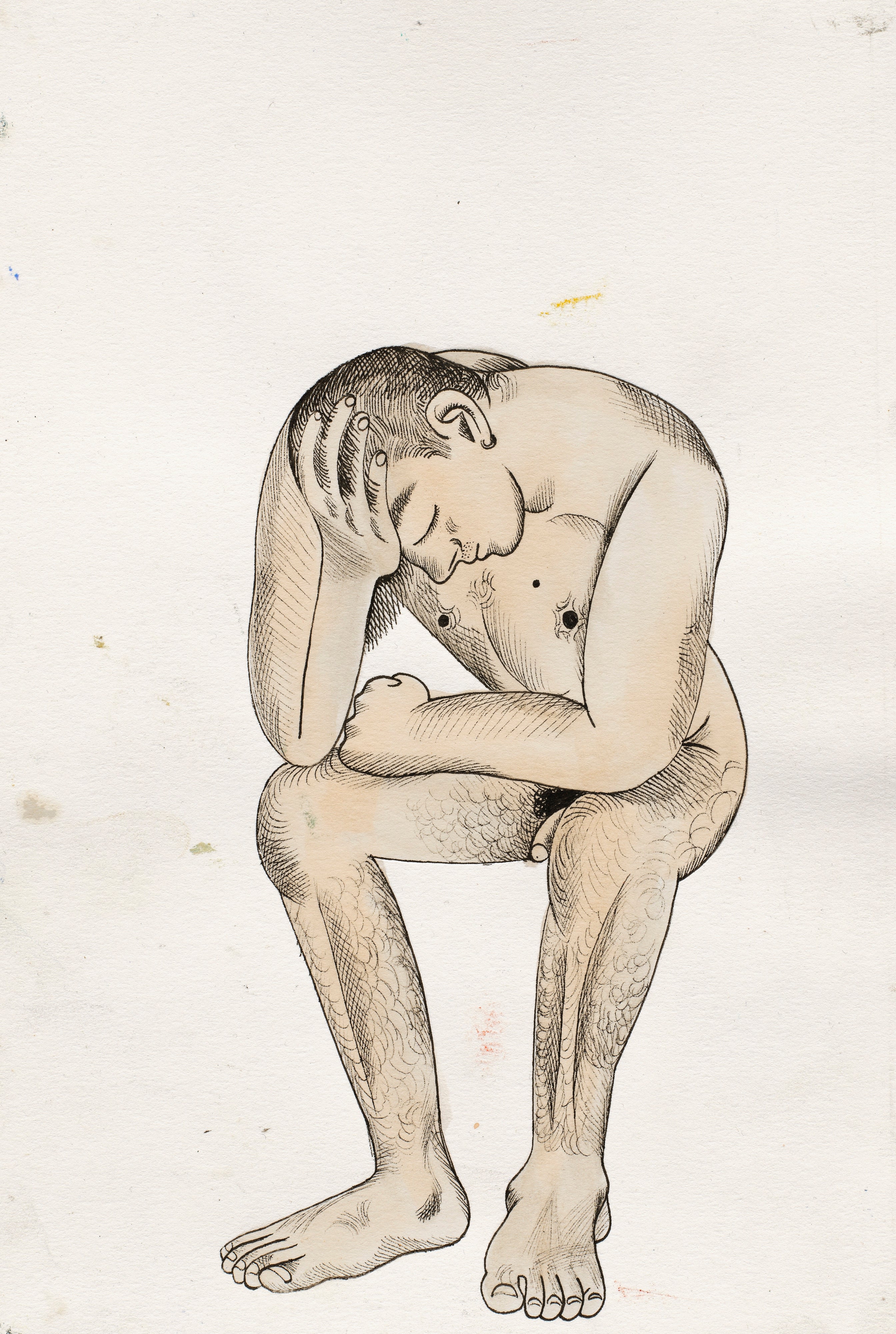 Thinking Self-Portrait