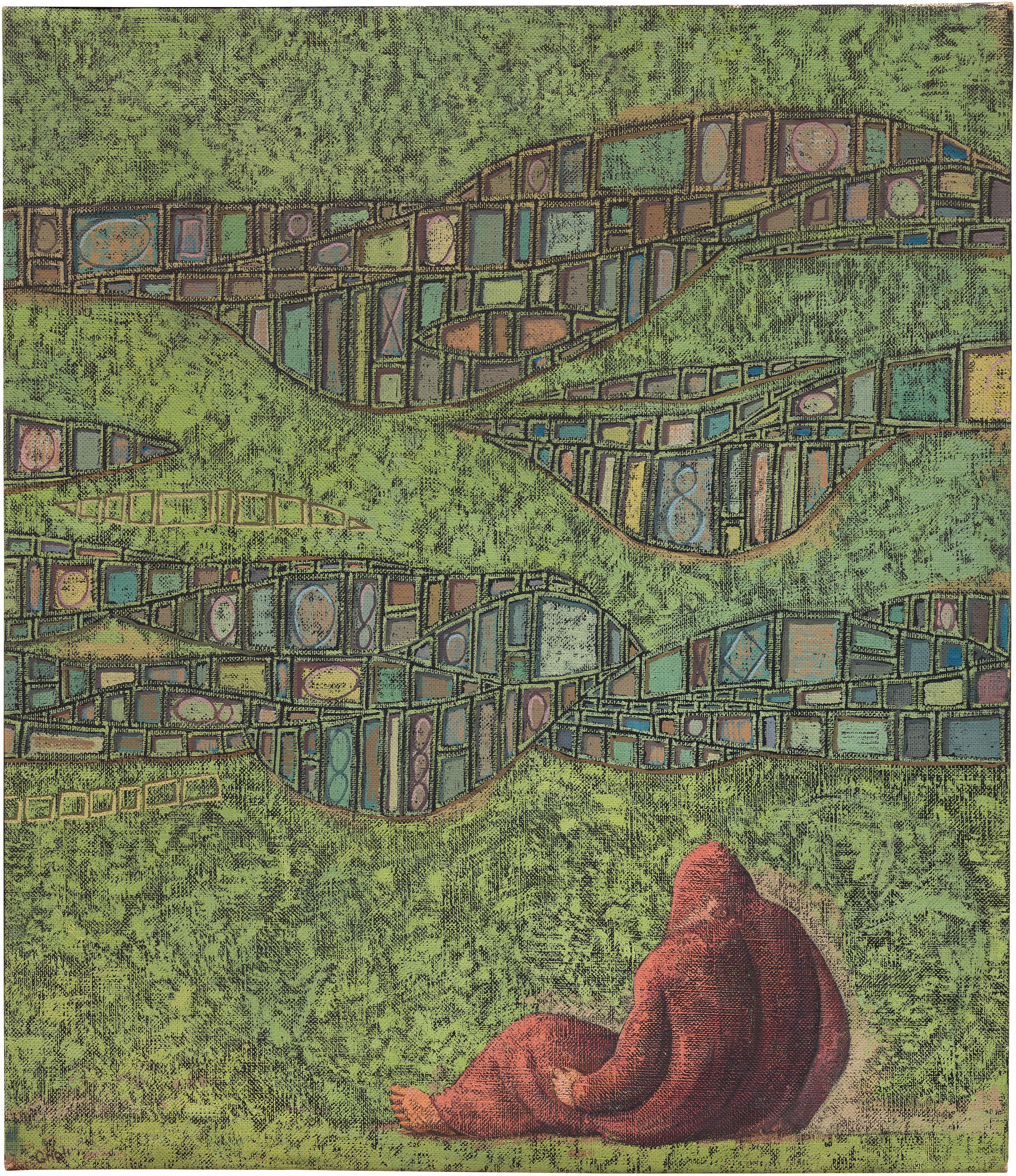 Domenico Gnoli — Giochi I (Games I)