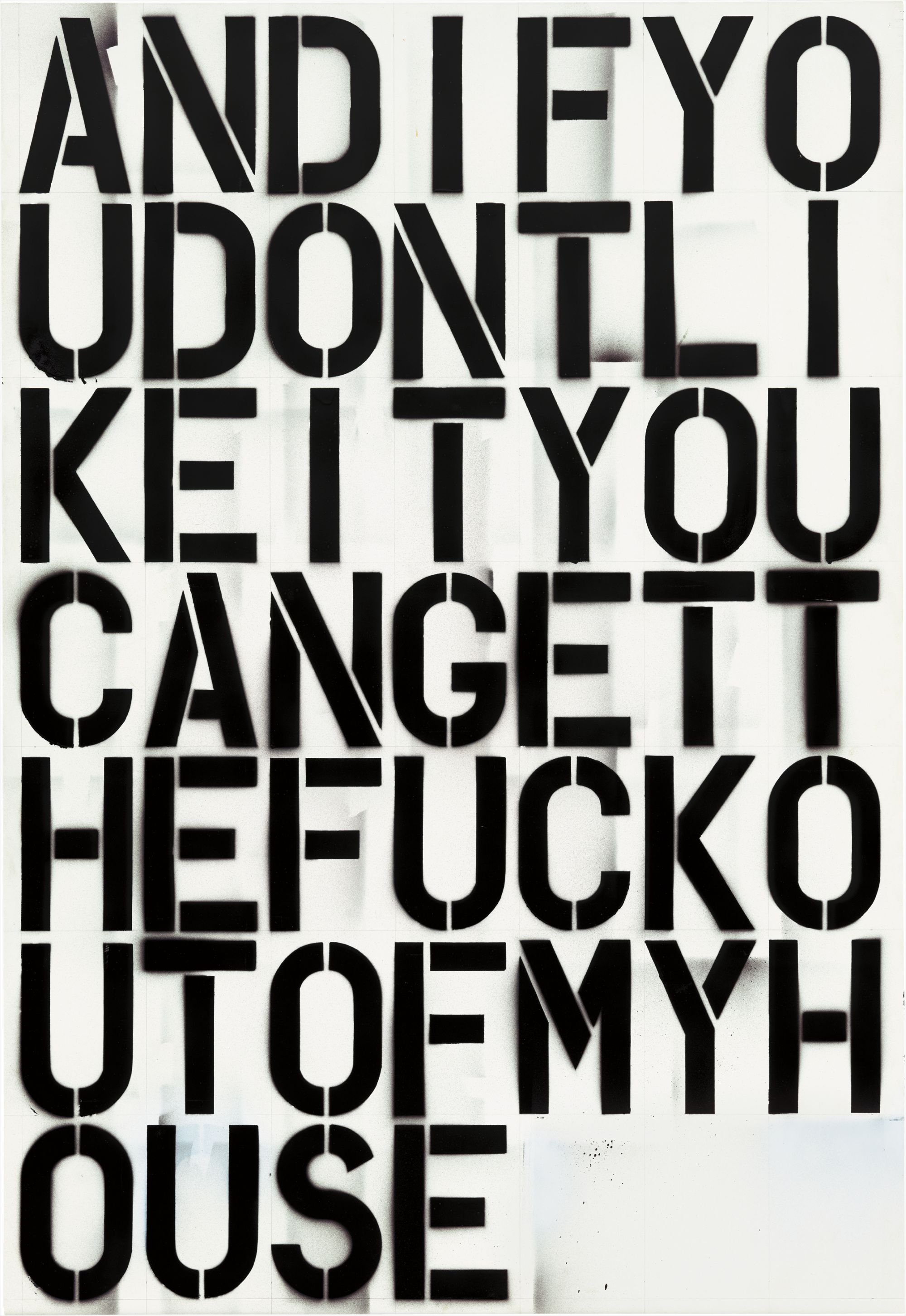 Christopher Wool — And If