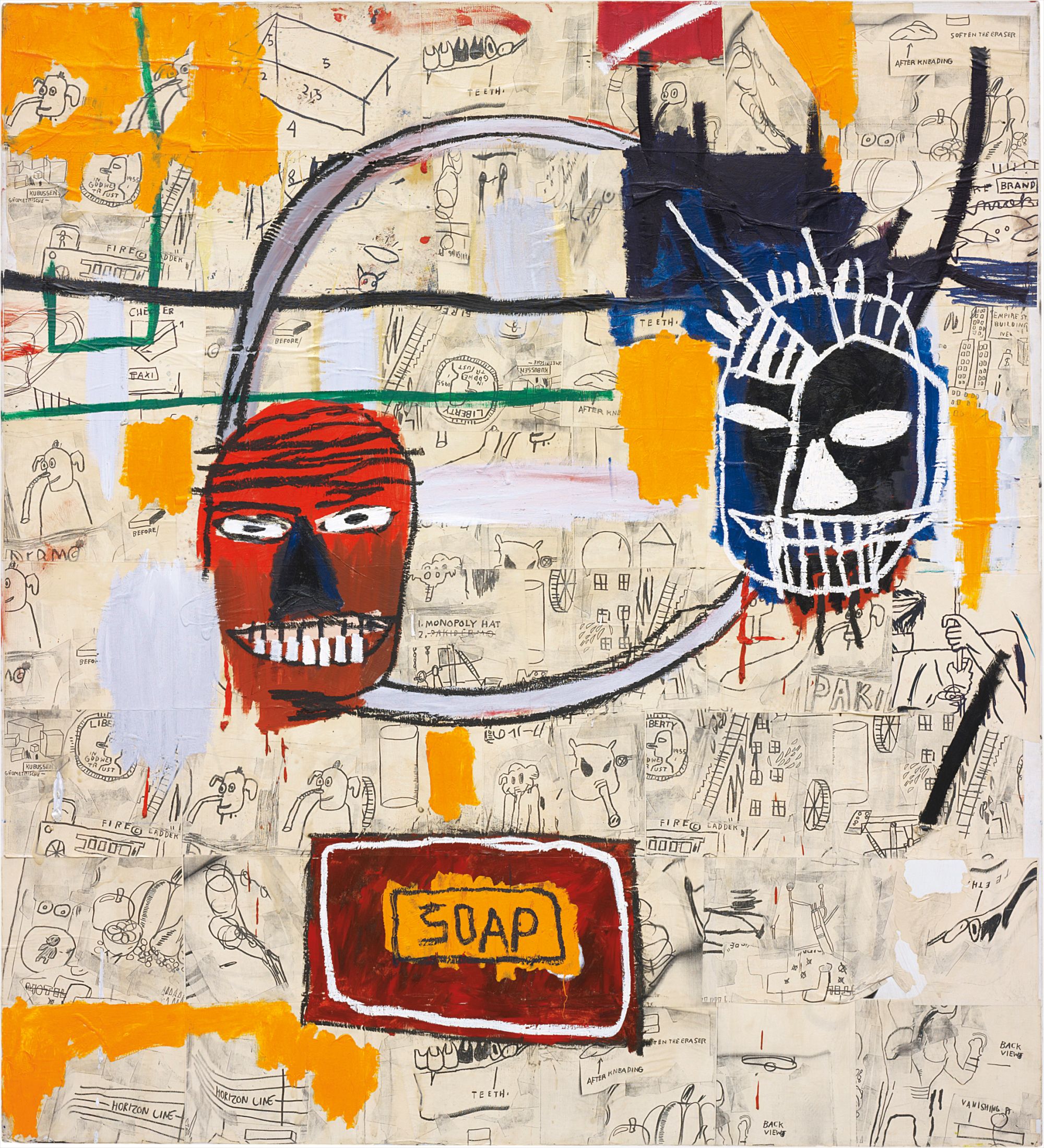 Jean-Michel Basquiat — “The ease with which Jean-Michel achieved profundity convinced me of his genius…but perhaps it was his simple honesty that that has made him a true hero.”