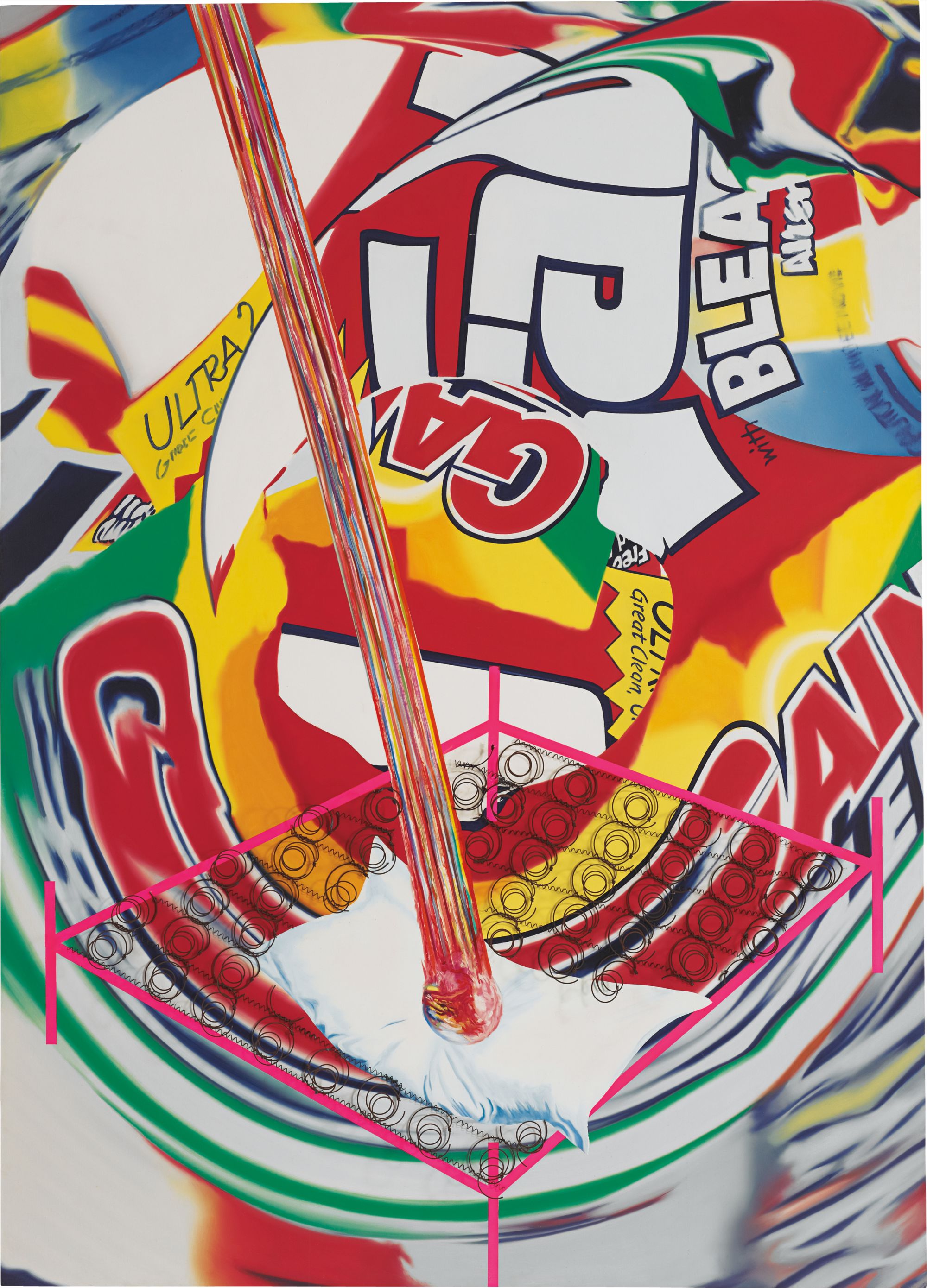 James Rosenquist — The Meteor Hits the Swimmer's Pillow