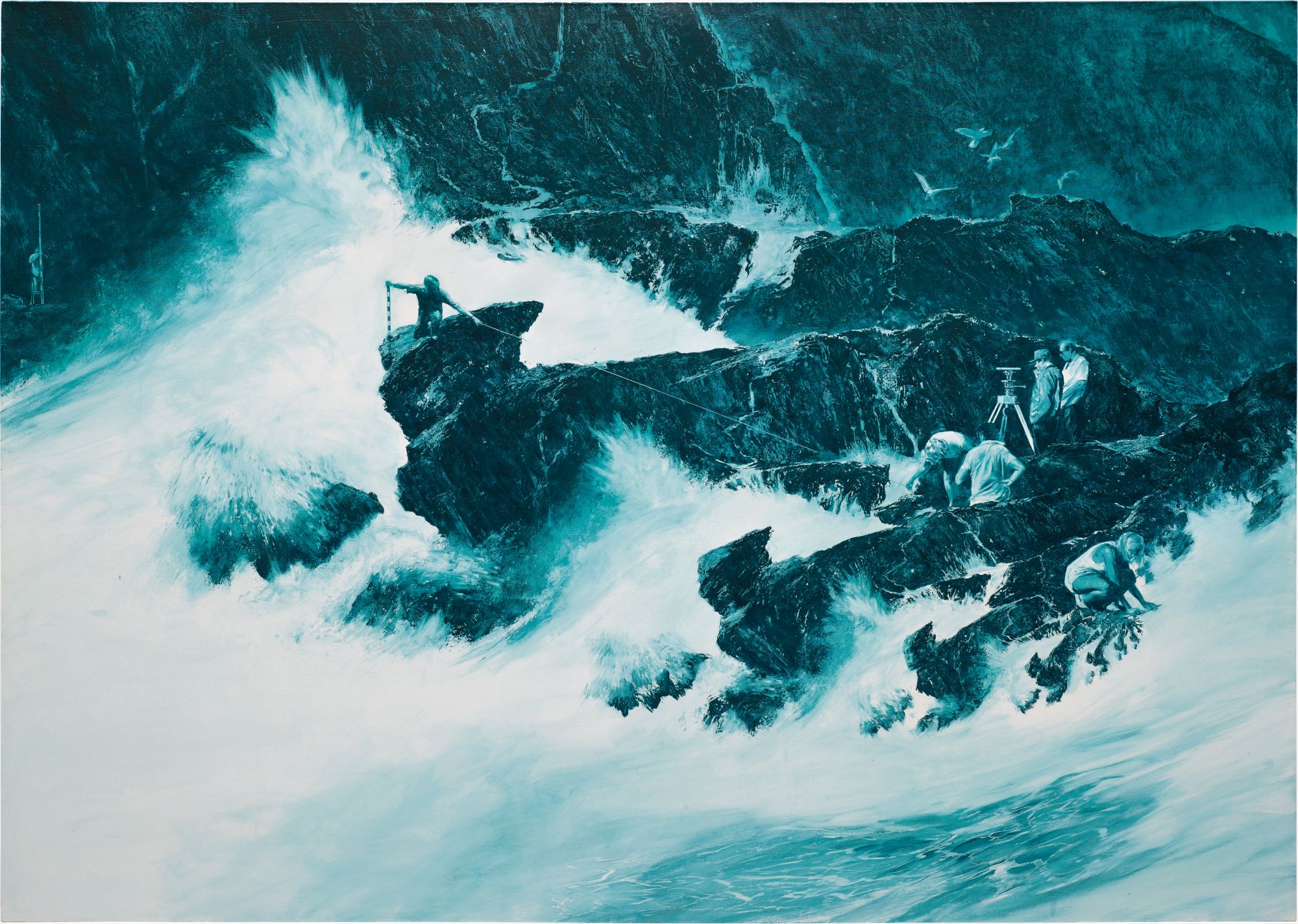 Mark Tansey — Coastline Measure