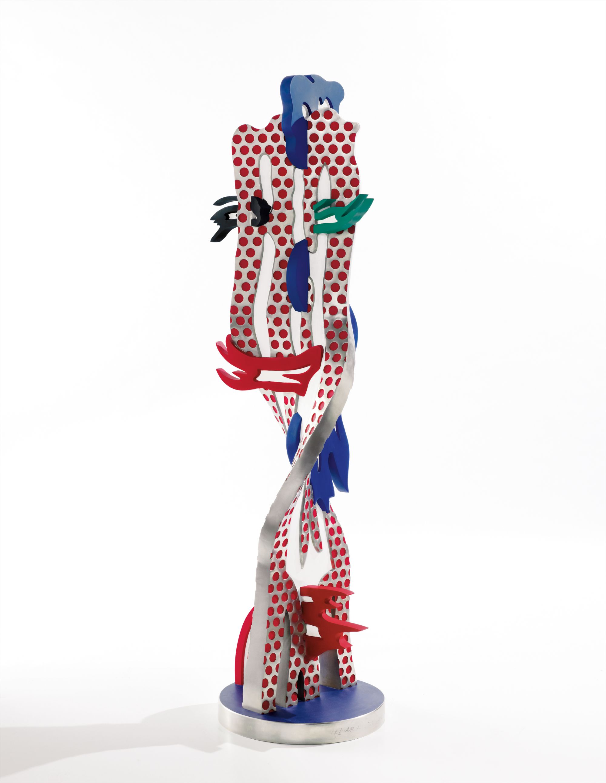 Roy Lichtenstein — Metallic Brushstroke Head