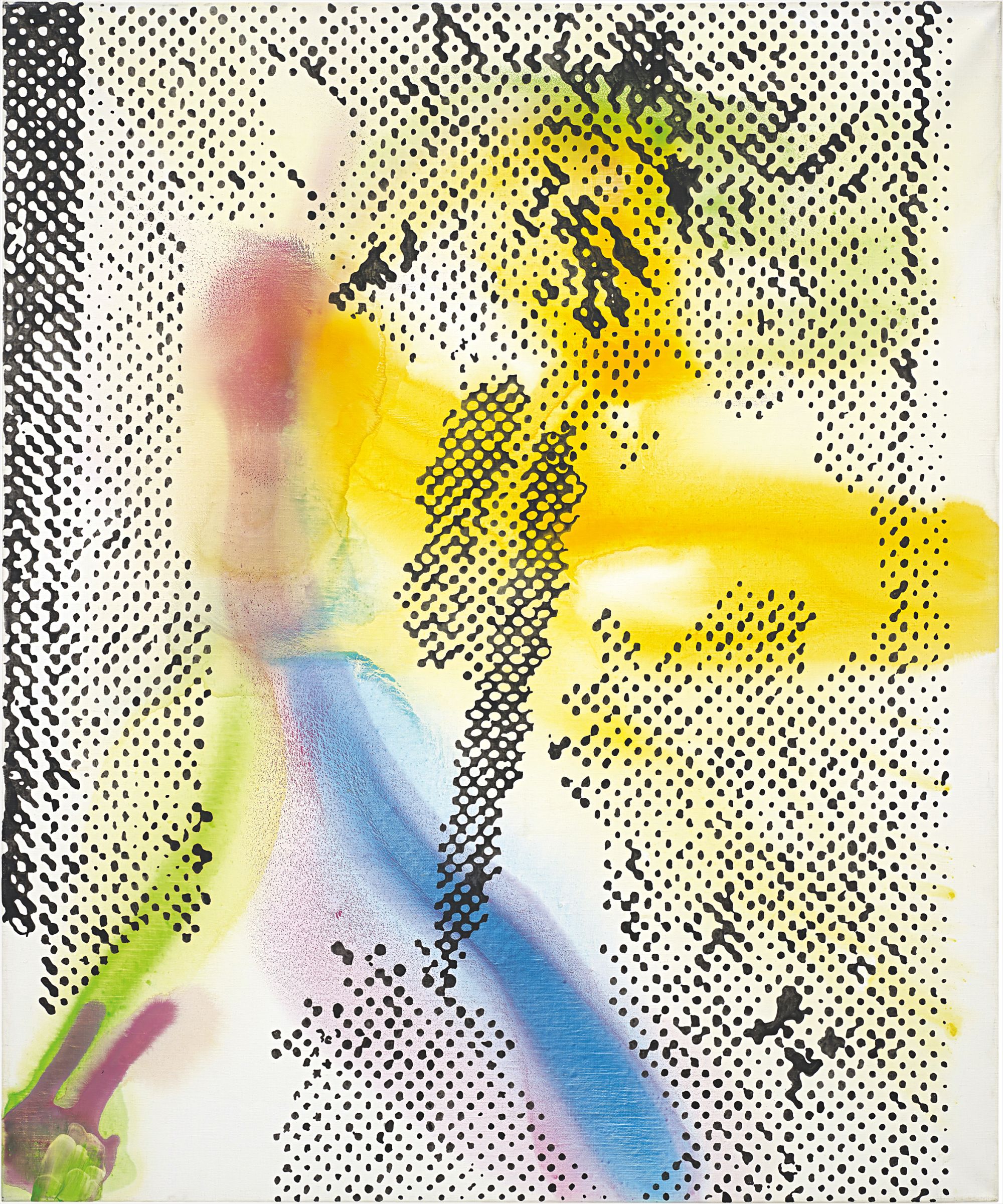 Sigmar Polke — “I like the way that the dots in a magnified picture swim and move about. The way that motifs change from recognizable to unrecognizable, the undecided, ambiguous nature of the situation, the way it remains open.”