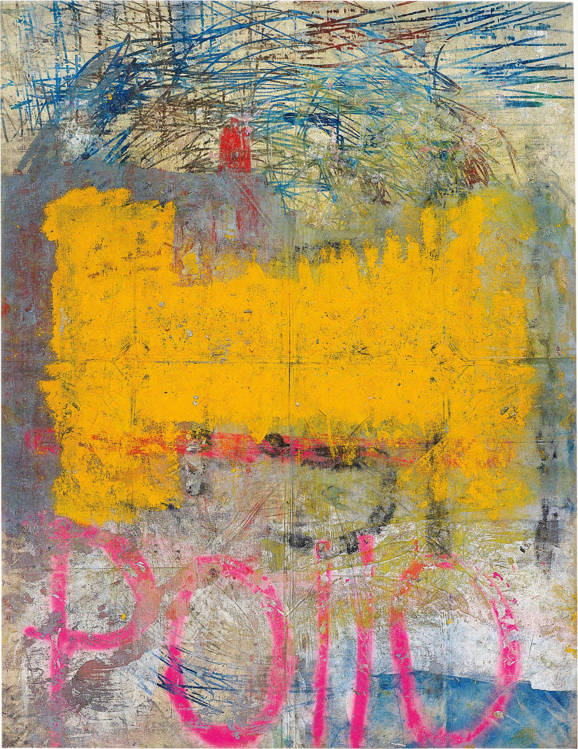 Oscar Murillo — “Most painters are terrified of painting in the same space where they are eating, sleeping and defecating. This is my idea of how the work progresses.”