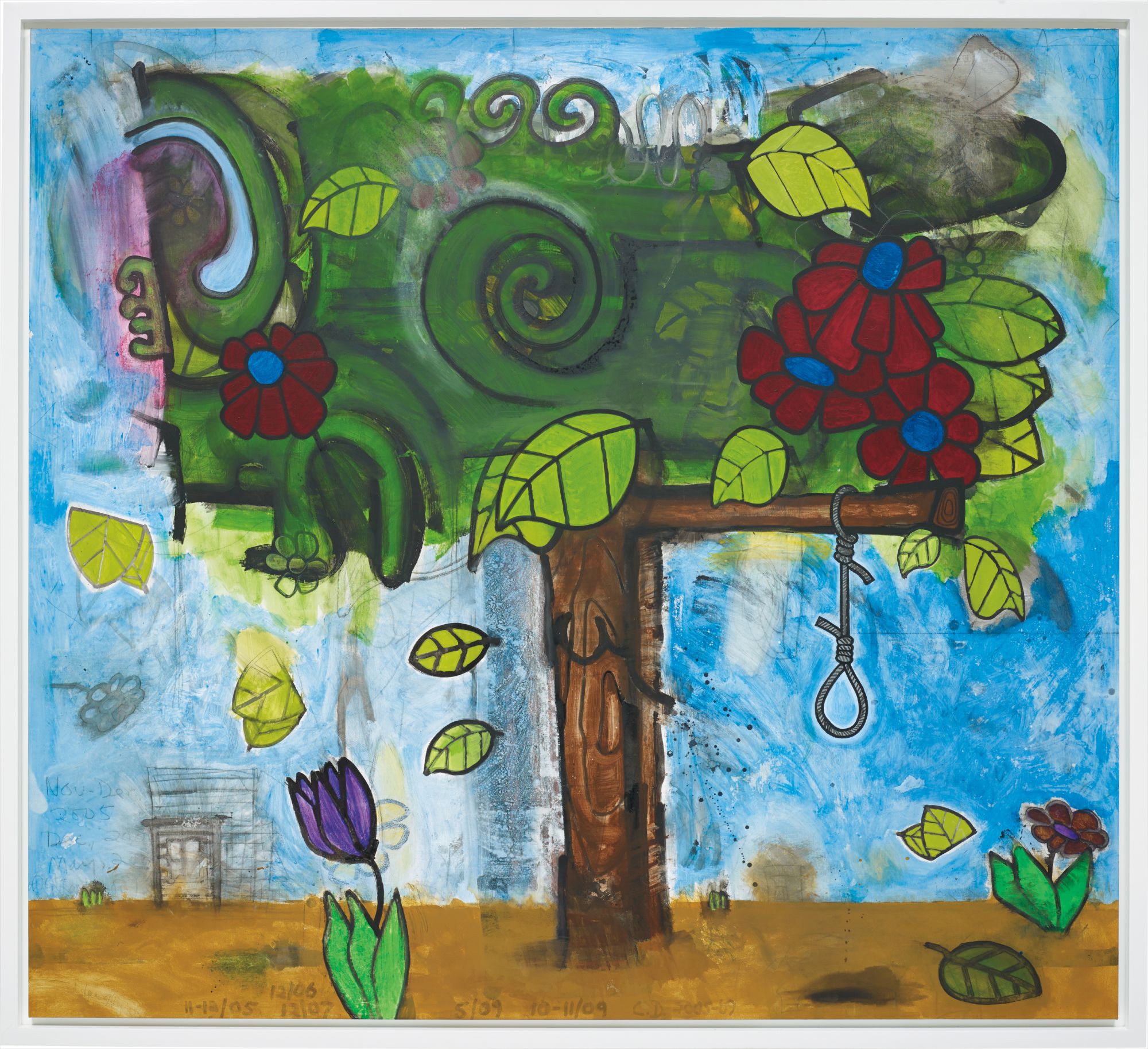 Carroll Dunham — Time Storm Three (Tree of Life)
