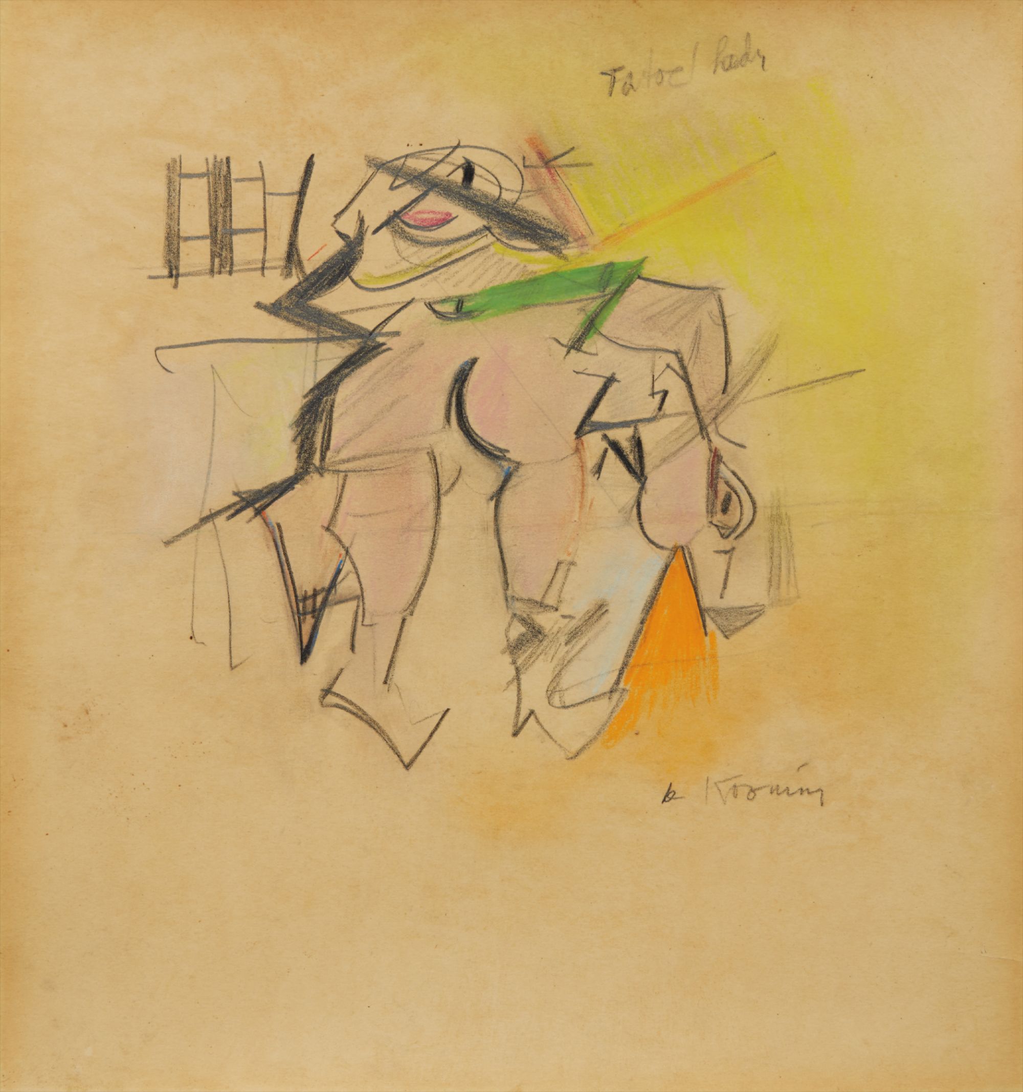 Willem de Kooning — Tattooed Lady