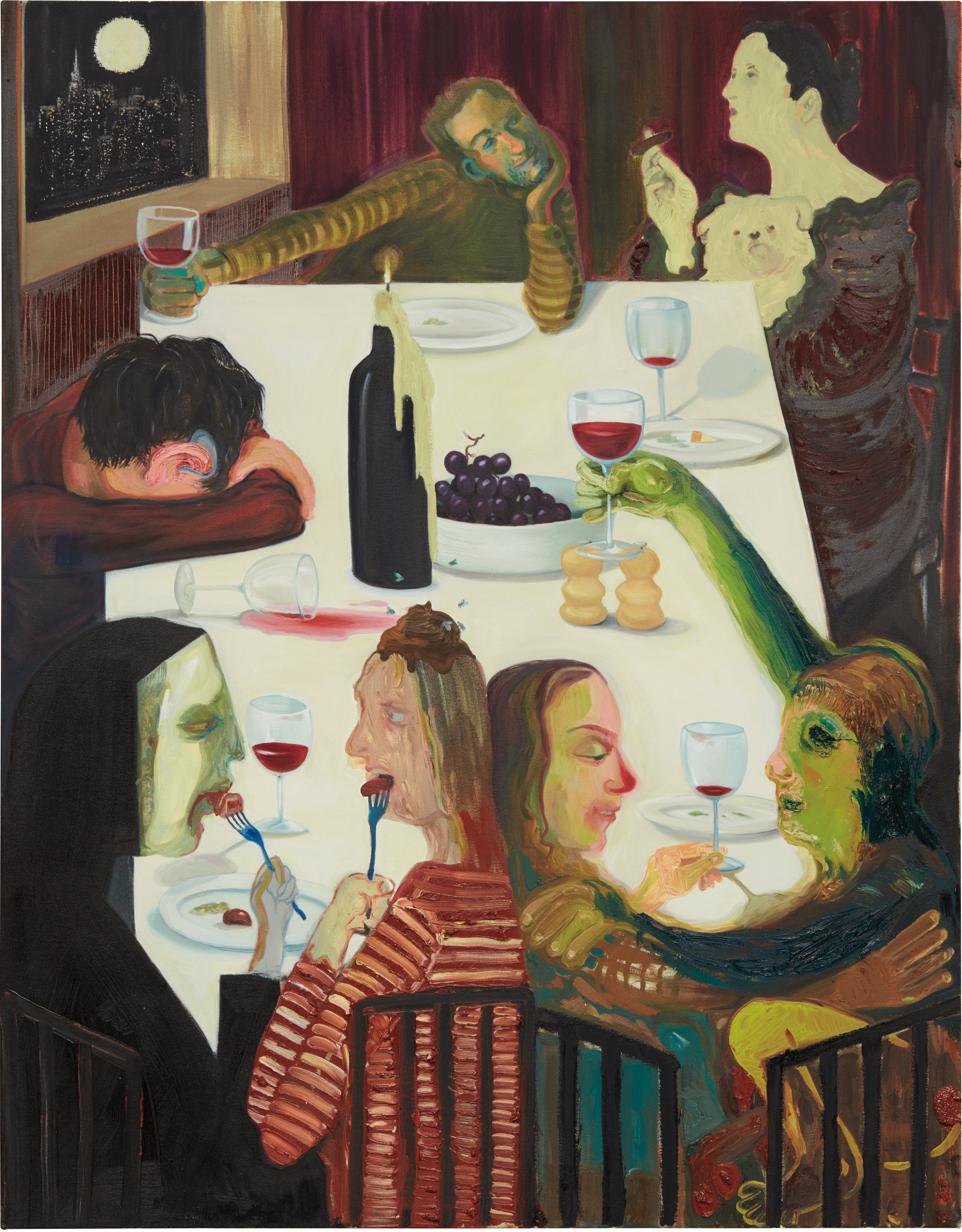 Nicole Eisenman — Winter Solstice 2012 Dinner Party