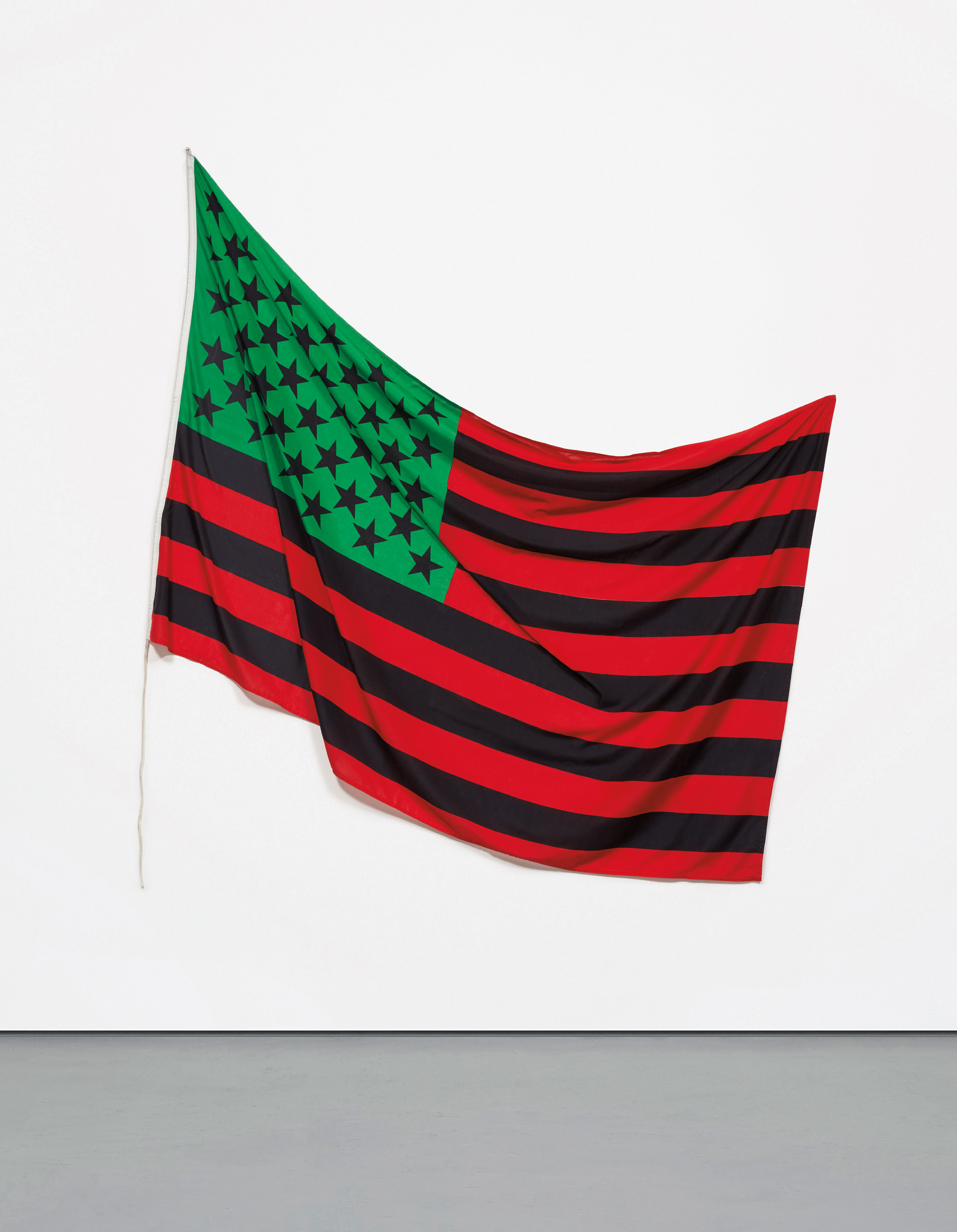 David Hammons — African-American Flag