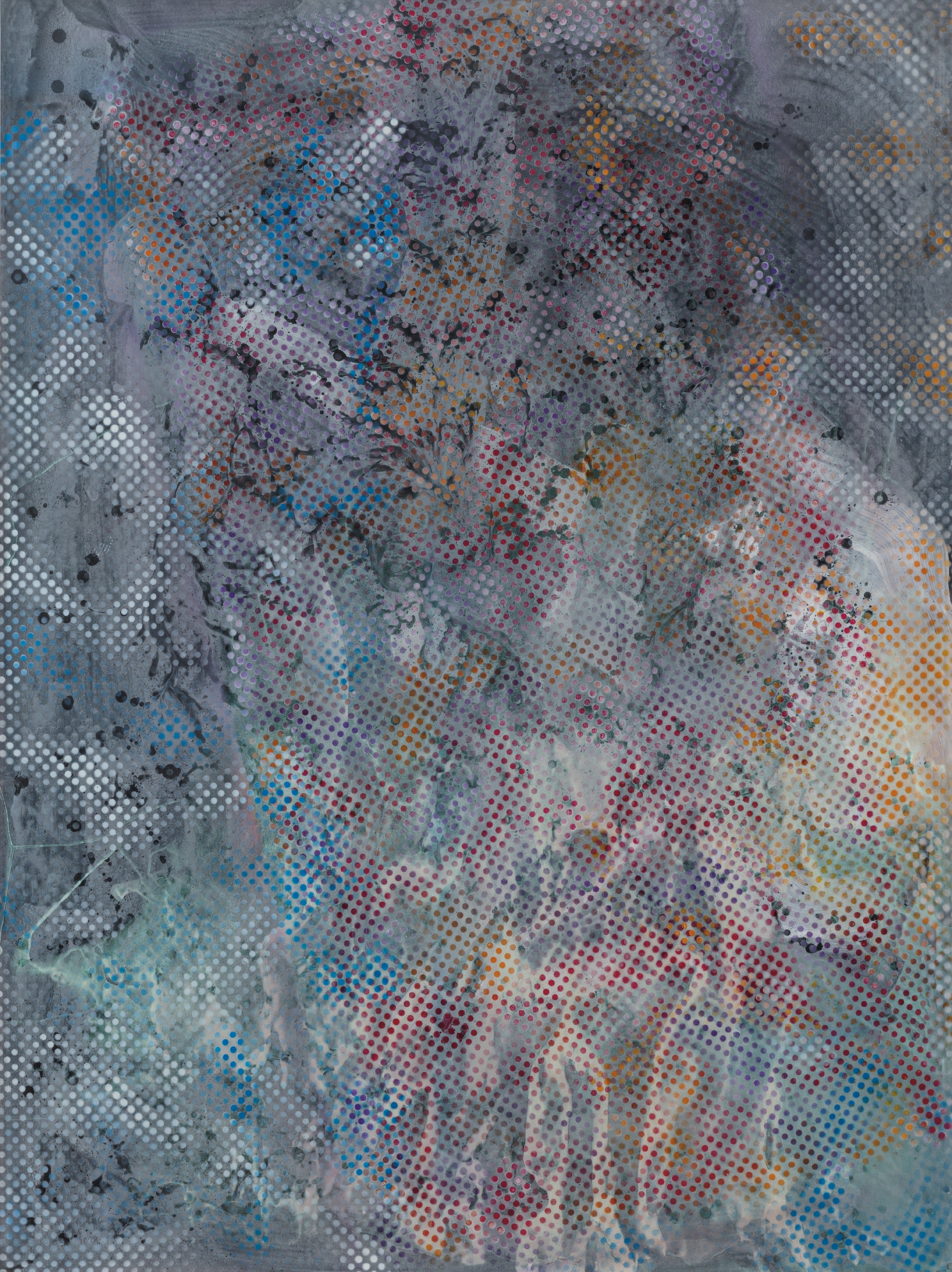 Sigmar Polke — Sigmar Polke’s ability to jump from figuration to abstraction, and everything in between, has defined him as a modern master of post-war painting. His shifting picture planes generate a mesh of layered pigments, which is on display in