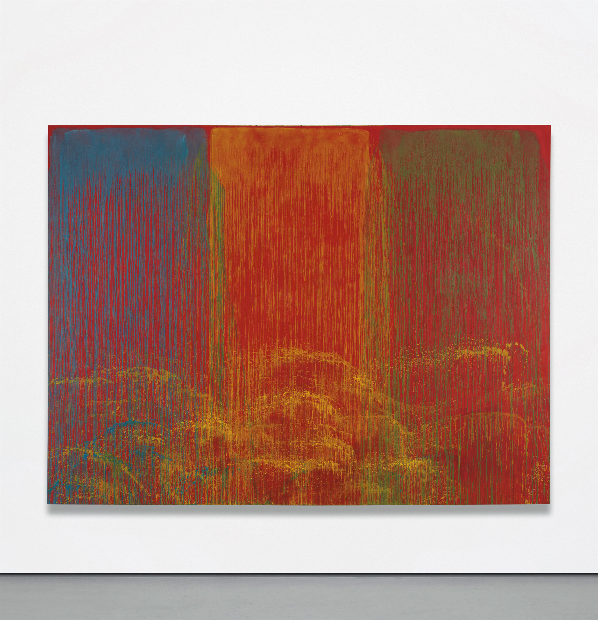 Pat Steir — Elective Affinity Waterfall