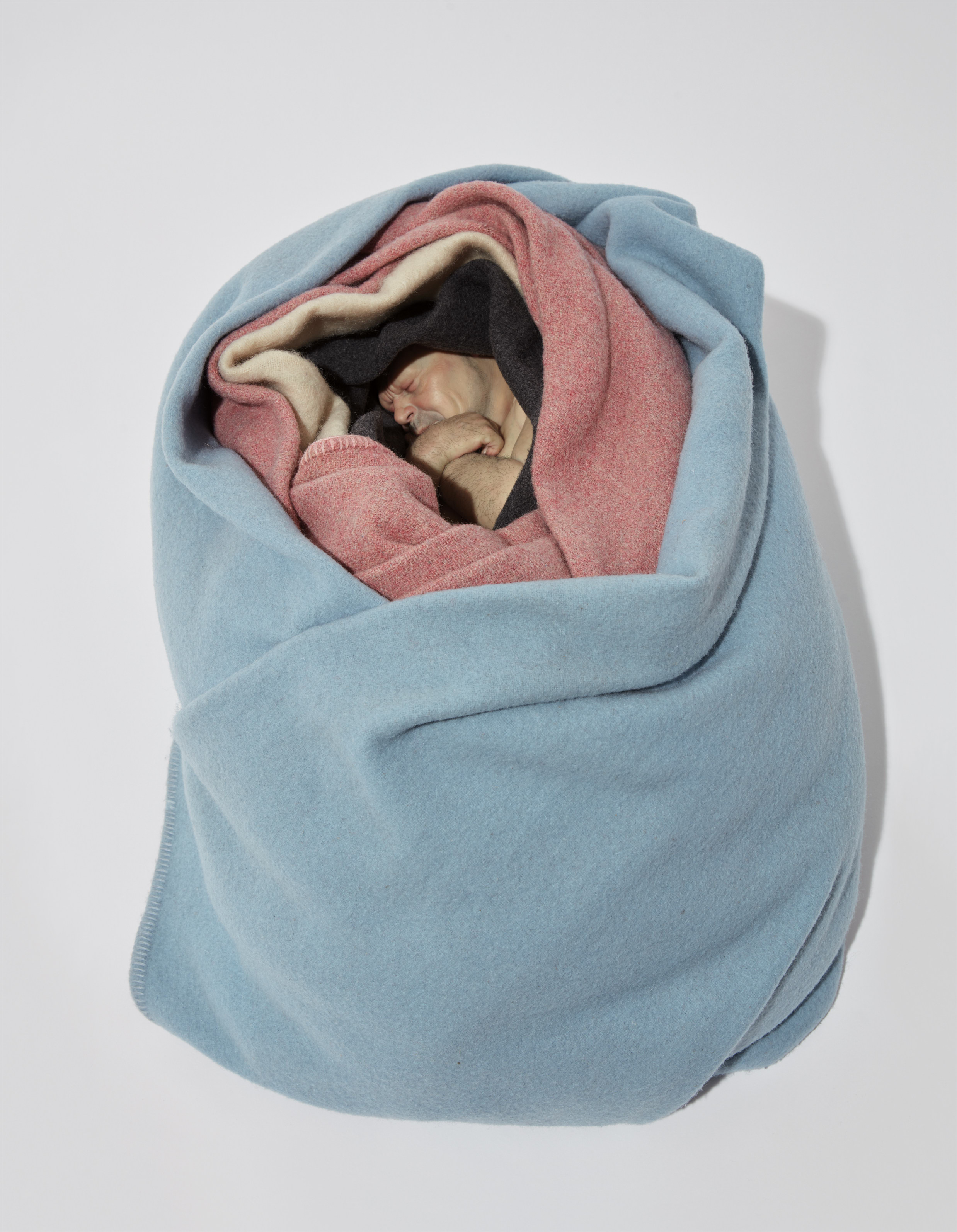 Ron Mueck — Man in Blankets