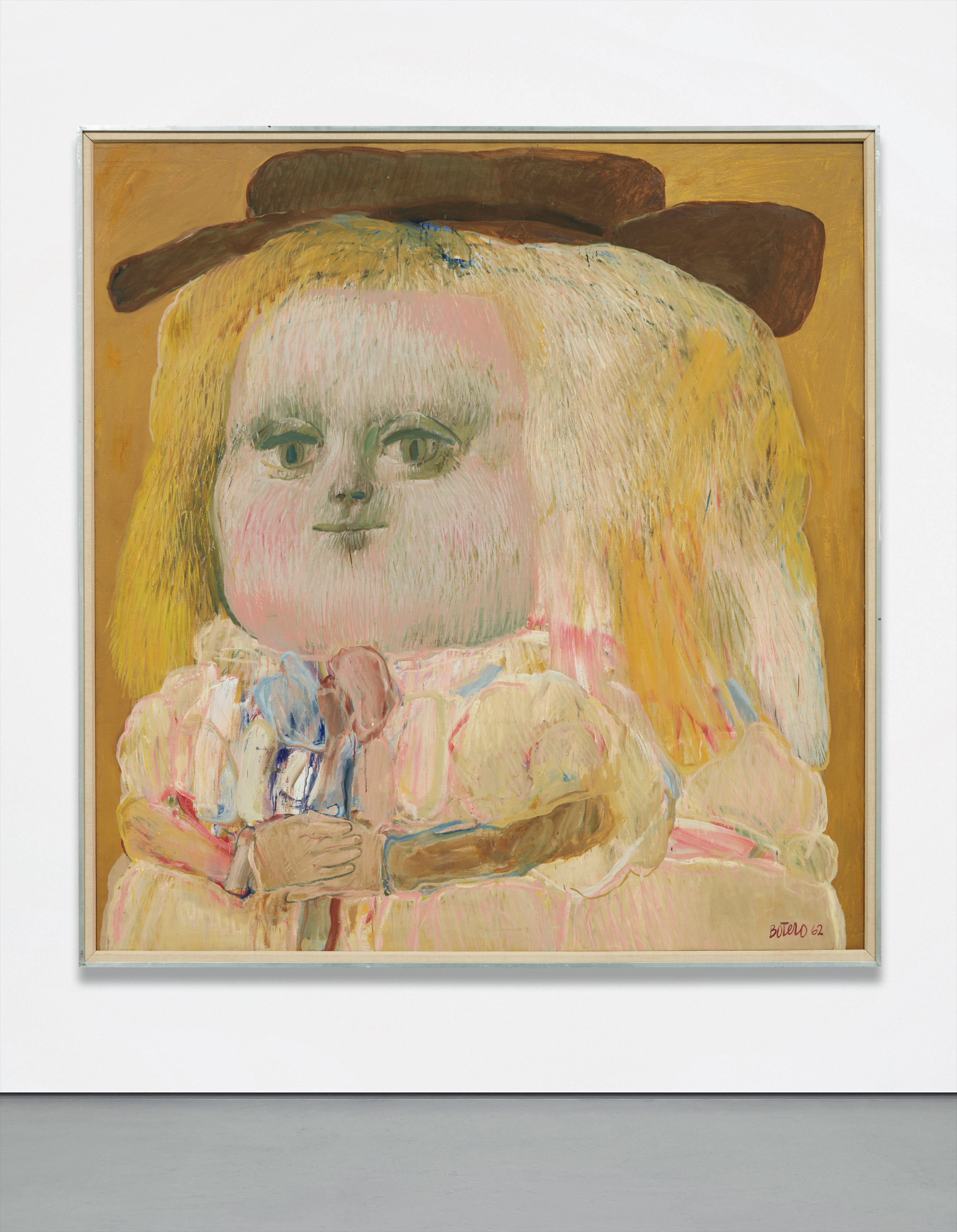 Fernando Botero — Yellow Niña