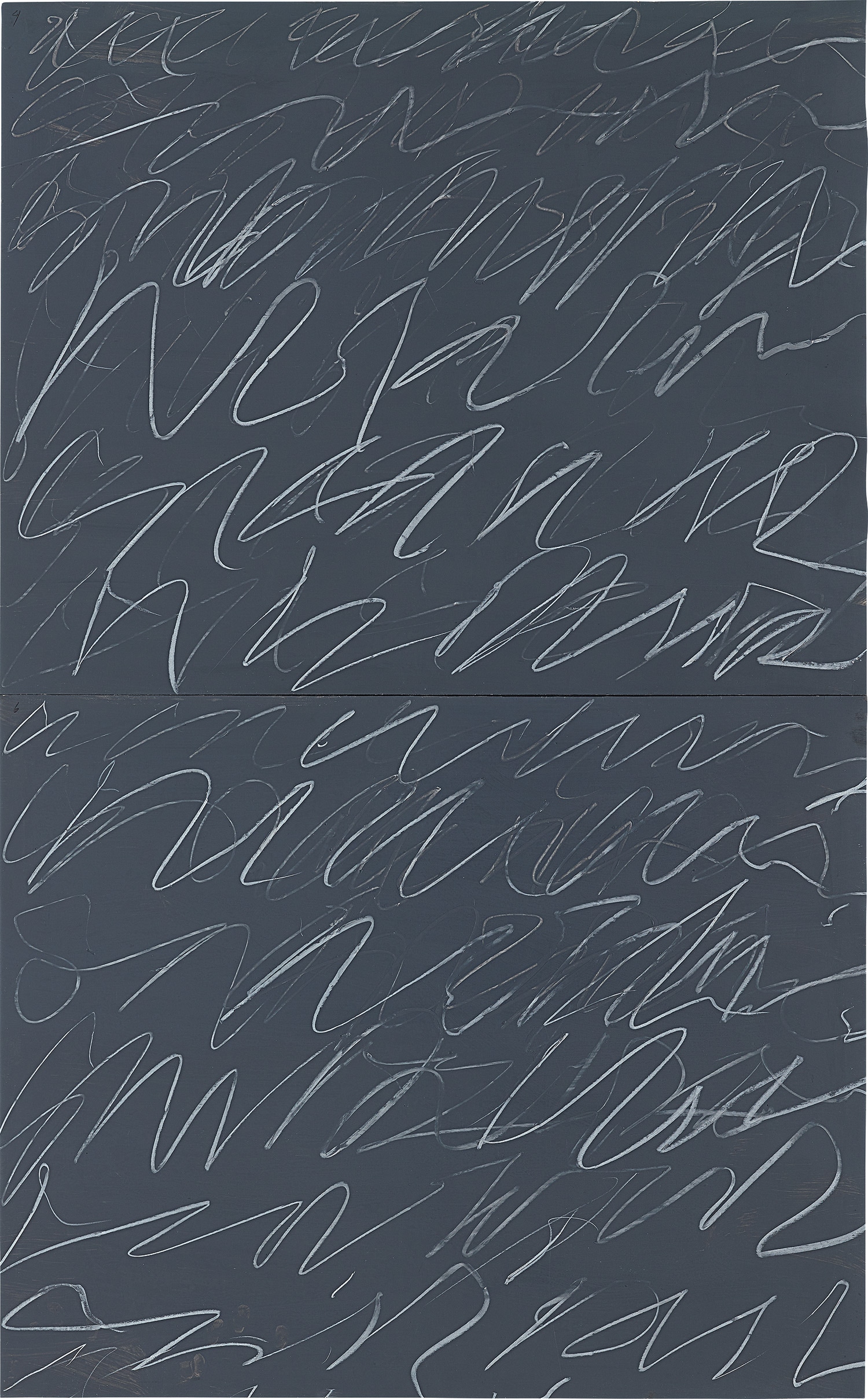 Cy Twombly — With its rhythmic, calligraphic lines,