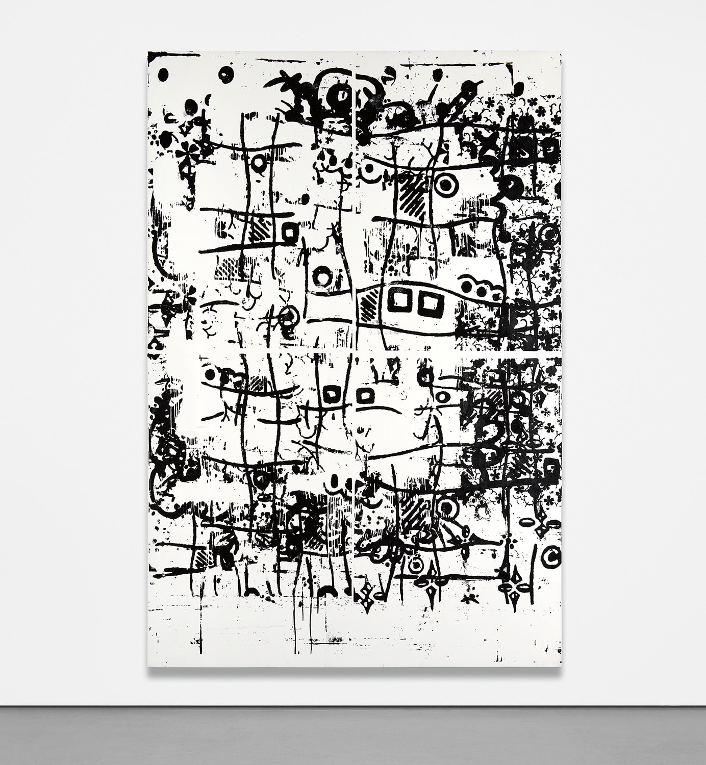 Christopher Wool — “Wool’s work accentuates the tensions and contradictions between the act of painting, the construction of a picture, its physical attributes, the visual experience of looking at it…They are defined by what they’re not – and by what they hold back.” –Ann Goldstein,