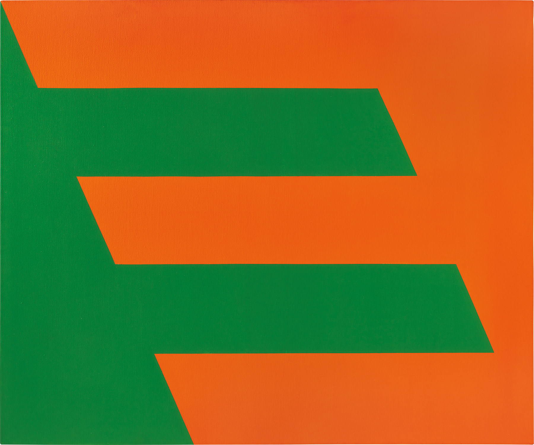 Carmen Herrera — Green and Orange