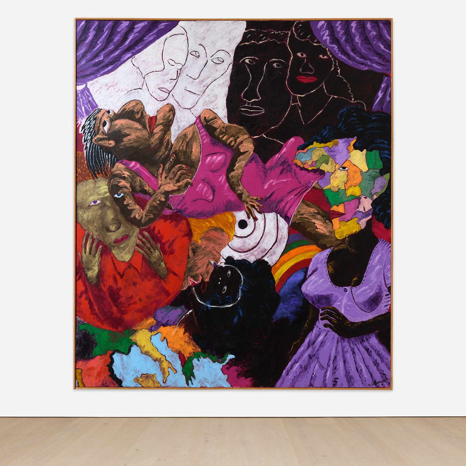 Robert Colescott — A Death of an Old Mulatta