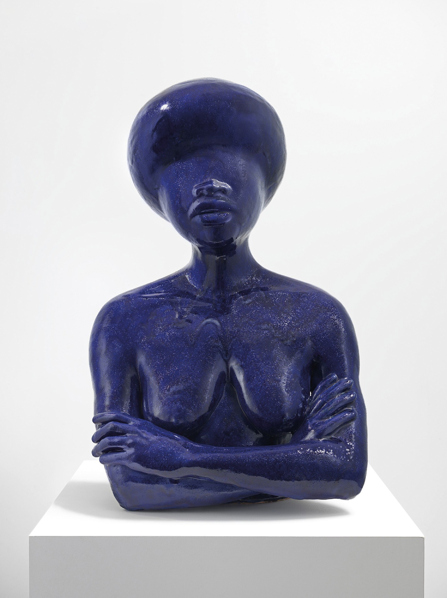 Simone Leigh — Figure (Cobalt)