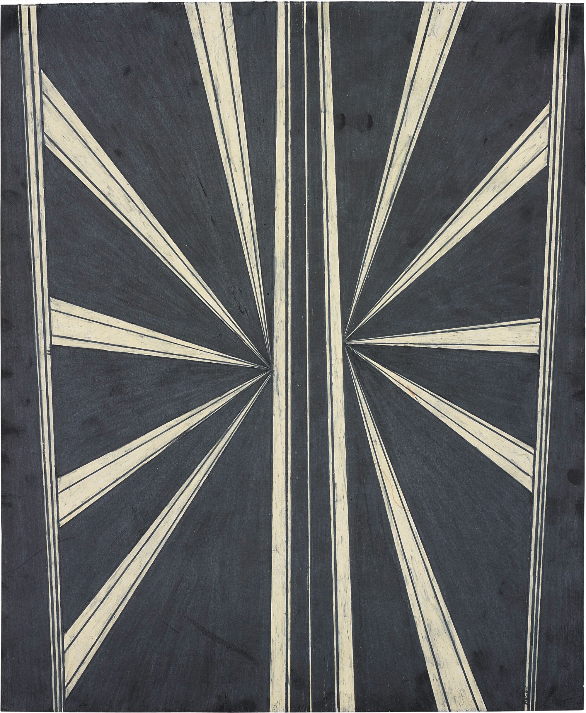"The “butterflies' are fairly planned out. They’re still intuitive, but I generally know where they’re going. It’s a different kind of freedom, a different kind of expressionism. It’s personal without being overly personal." Mark Grotjahn, 2003
