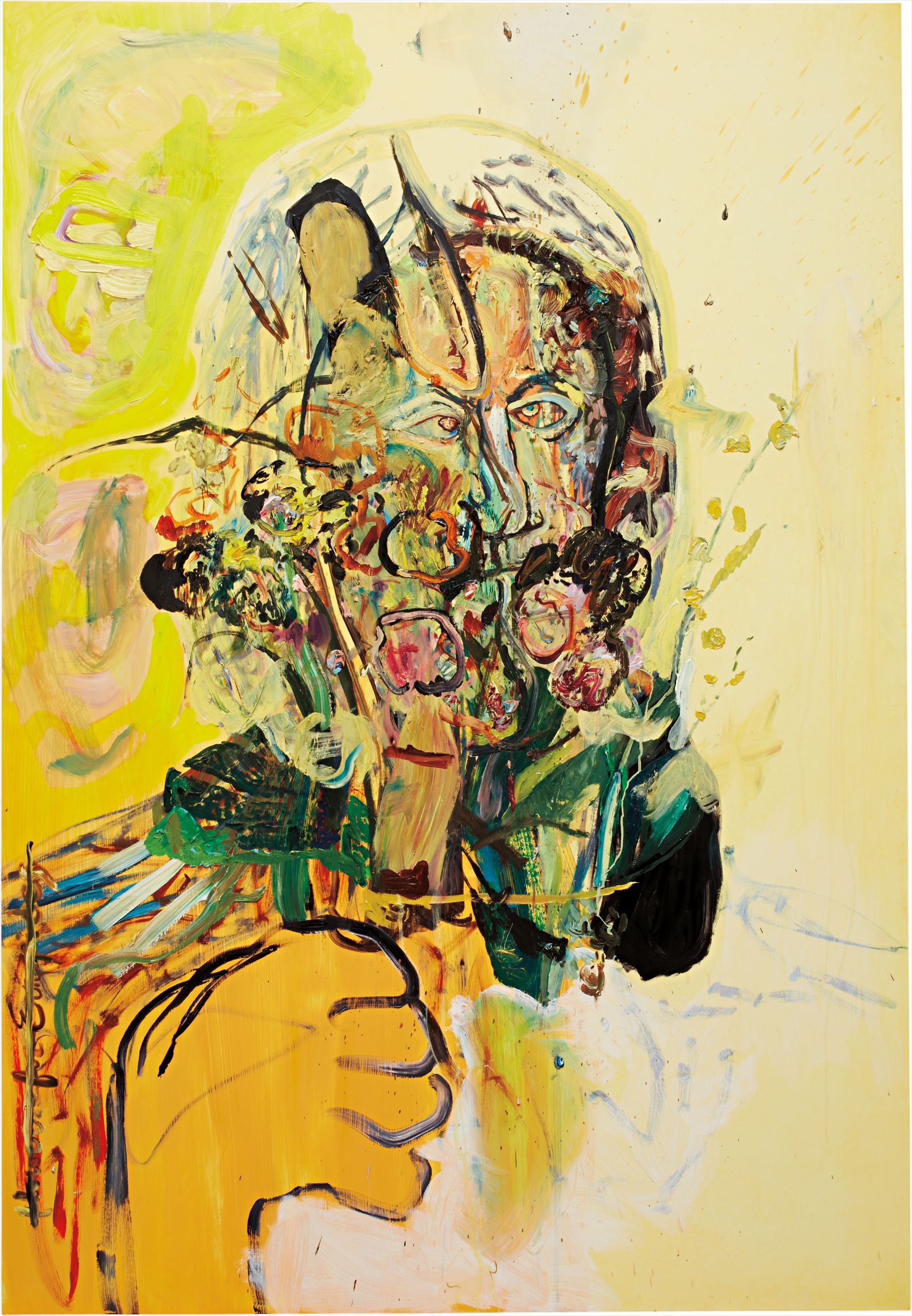 Euripides after de Chirico Obscured by Flowers No. II