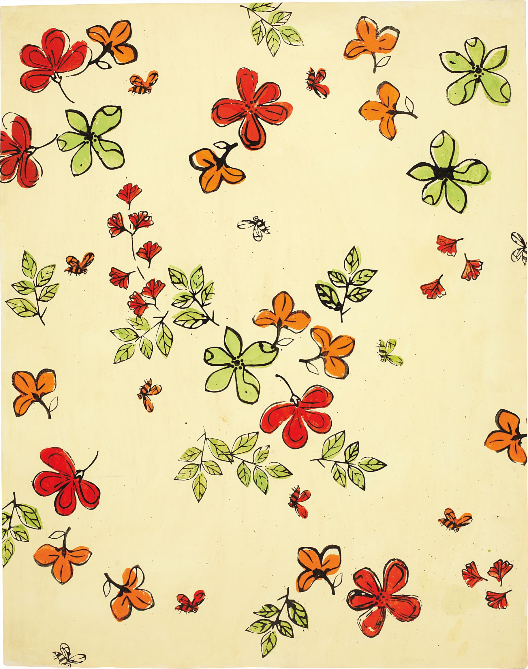 Andy Warhol — Flowers & Bees