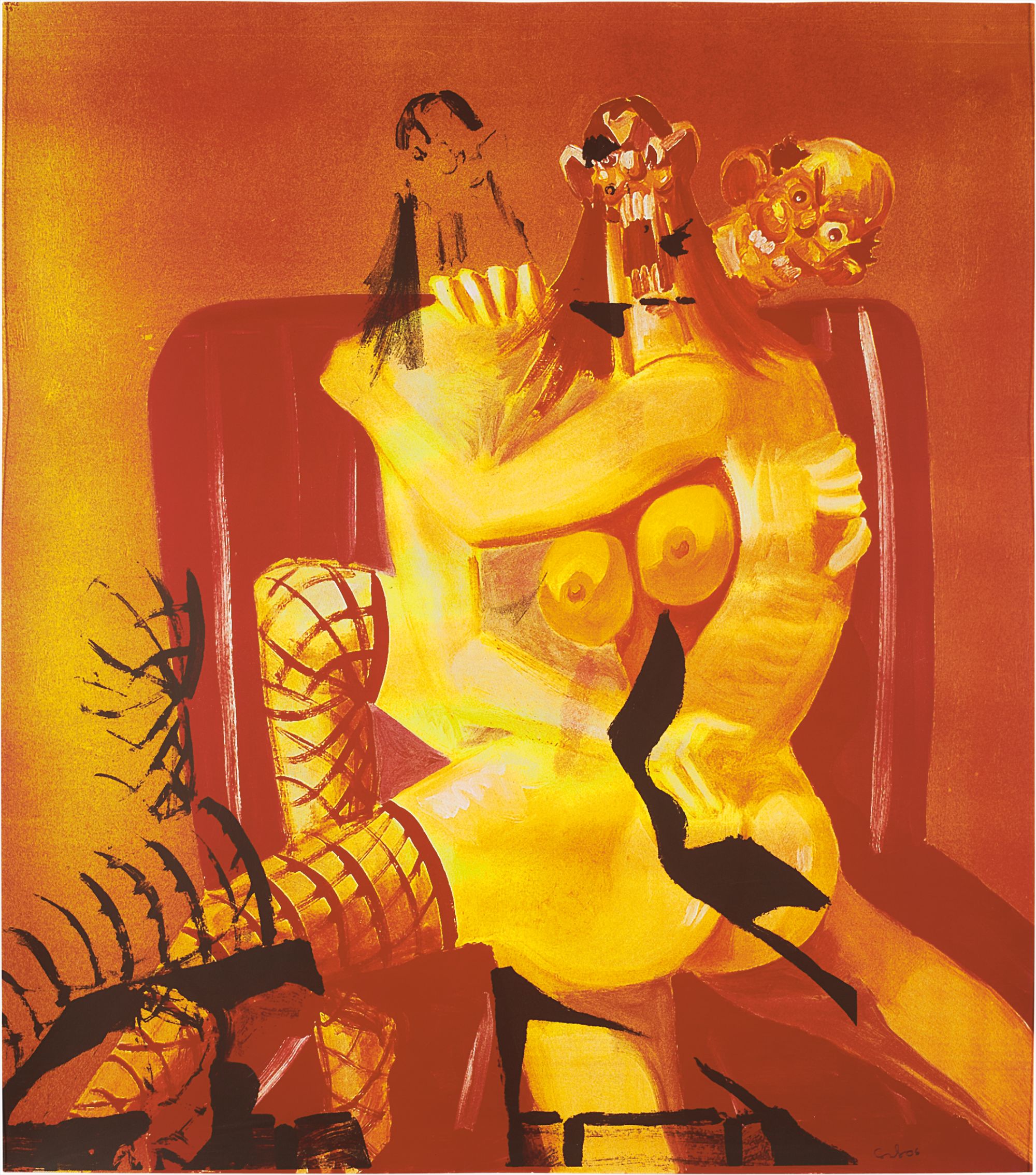 George Condo — Double Seated Couple