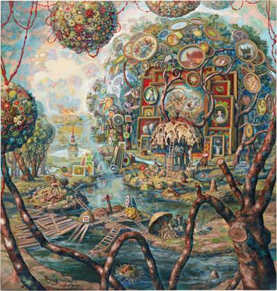 Self Portrait Setting Up Camp