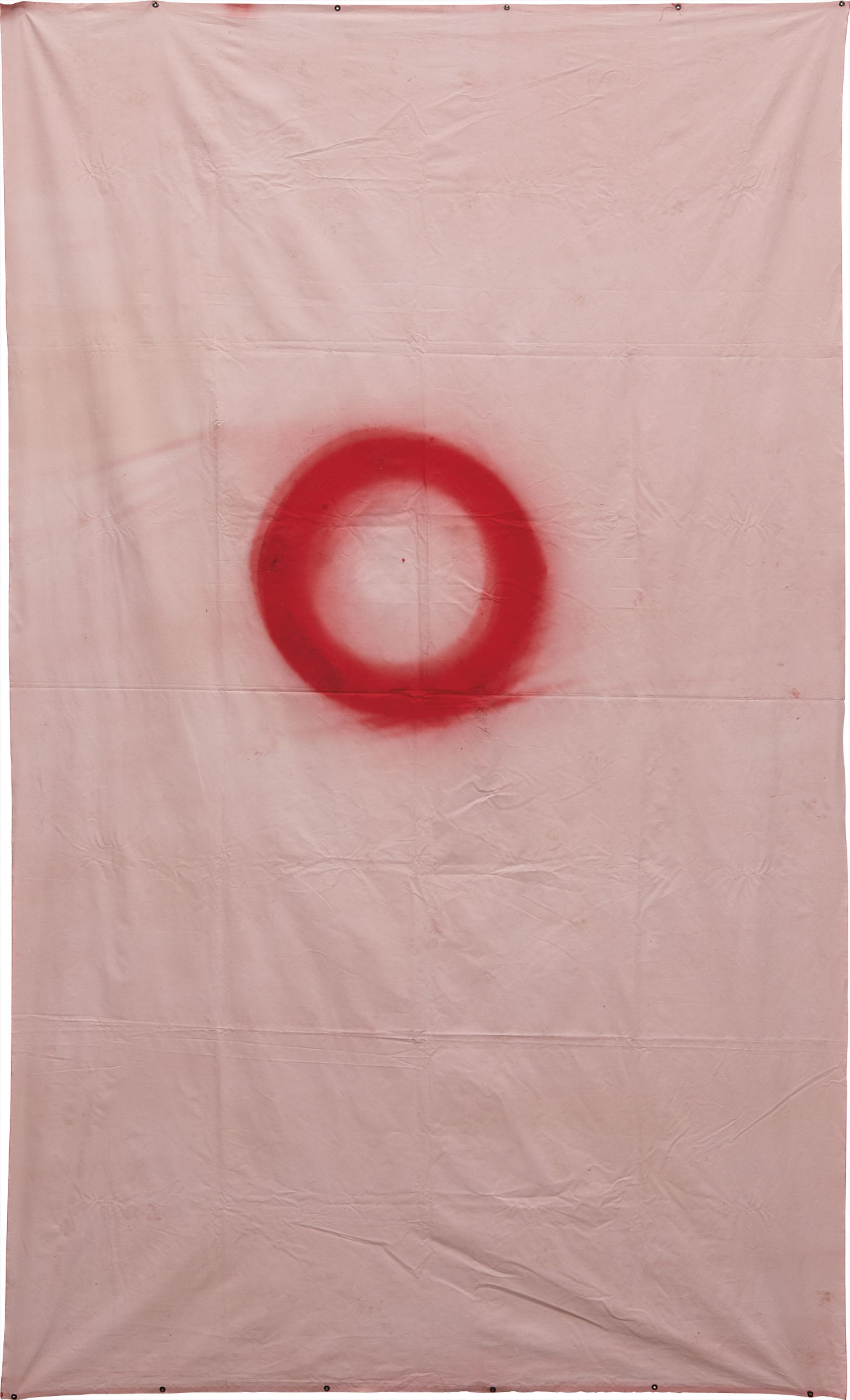 pre-dyed polyester/cotton with metal grommets