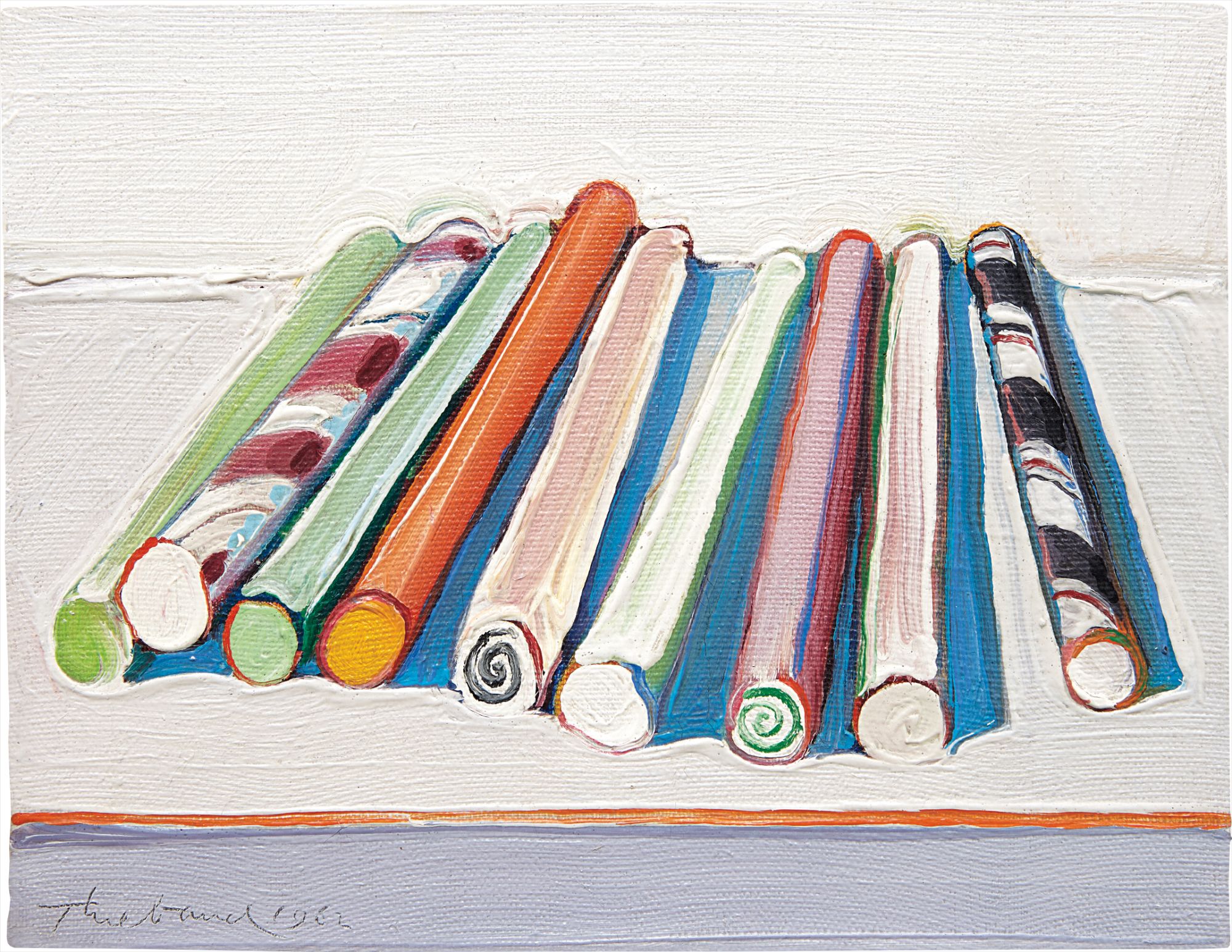 Wayne Thiebaud — Candy Sticks